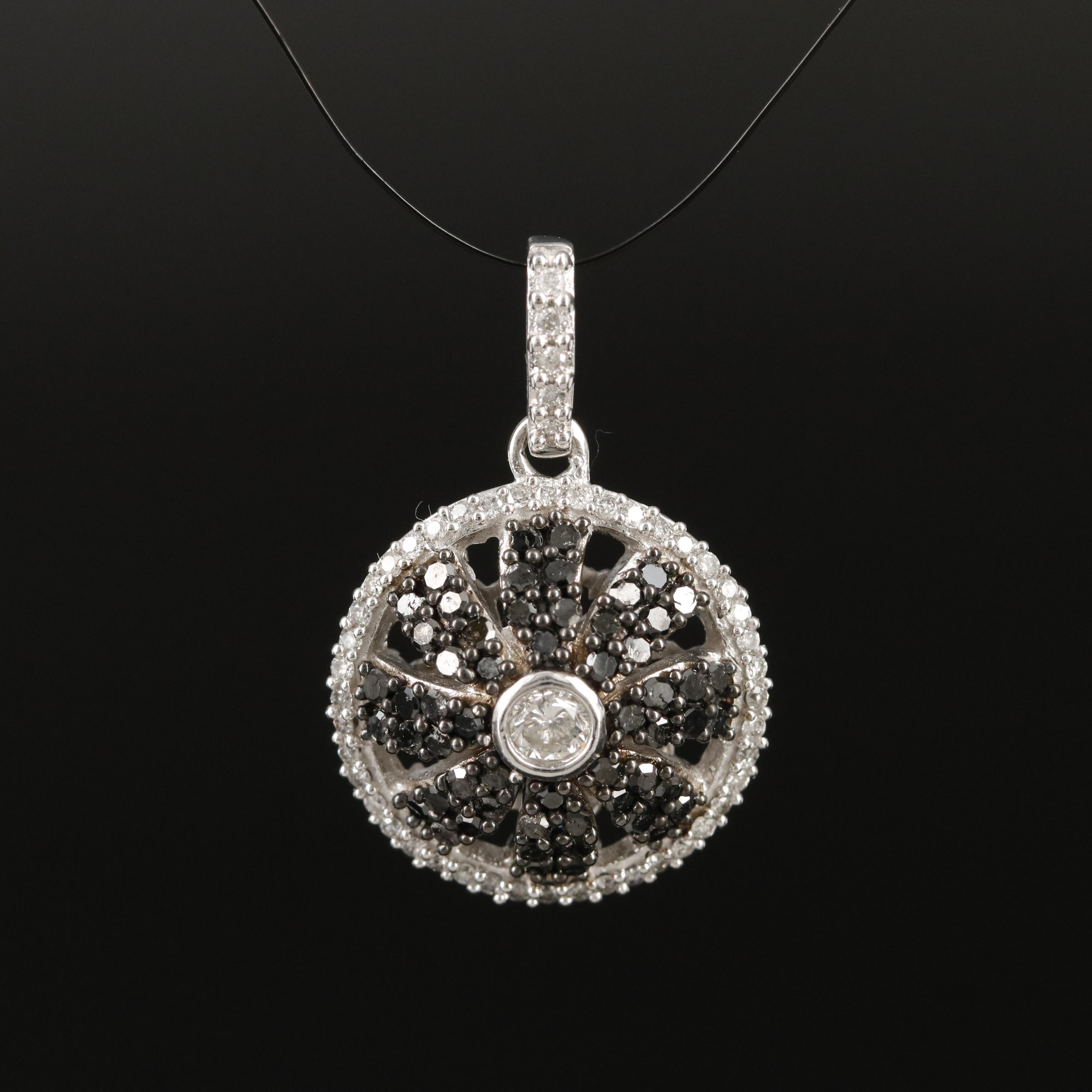 14K 0.72 CTW Diamond Pendant