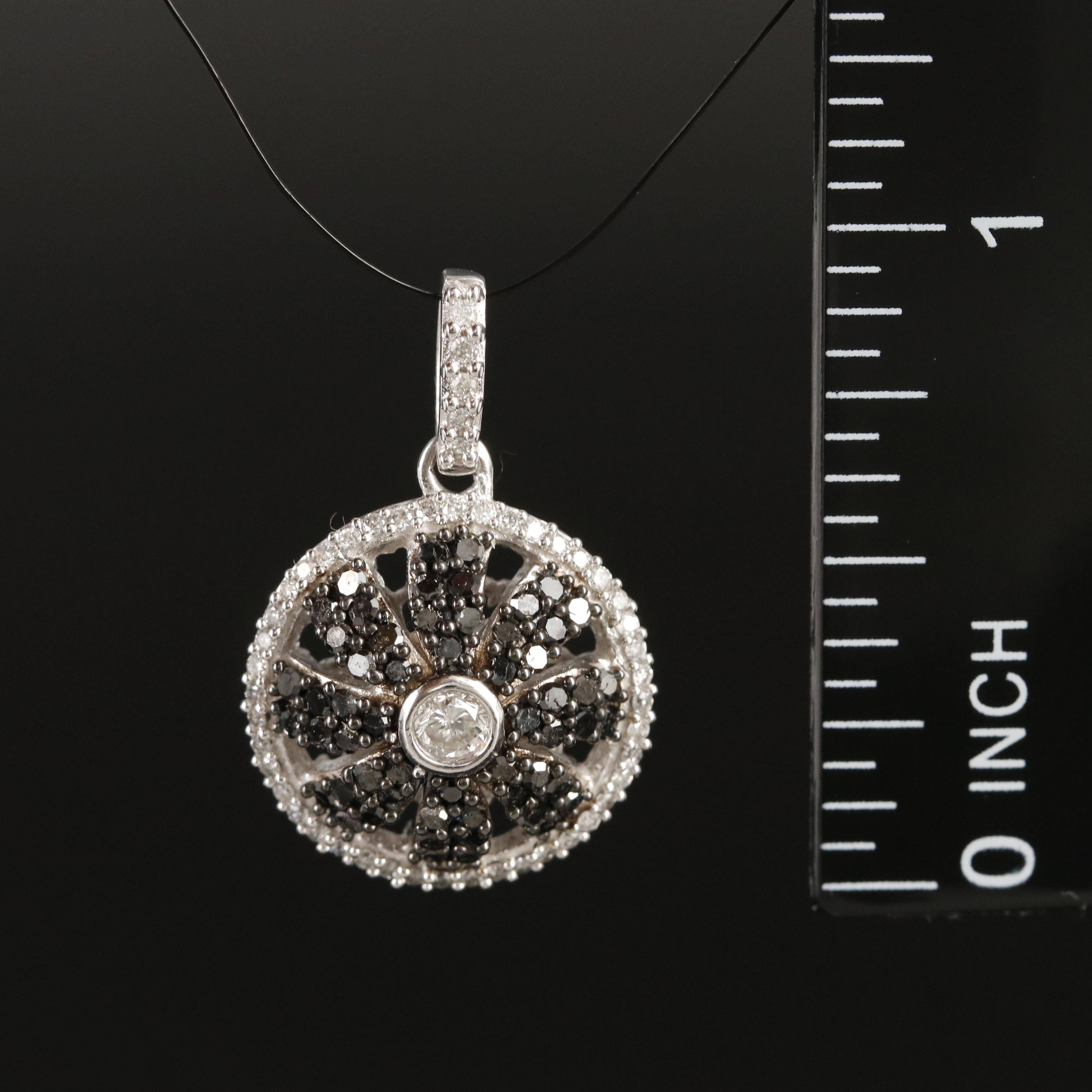 14K 0.72 CTW Diamond Pendant