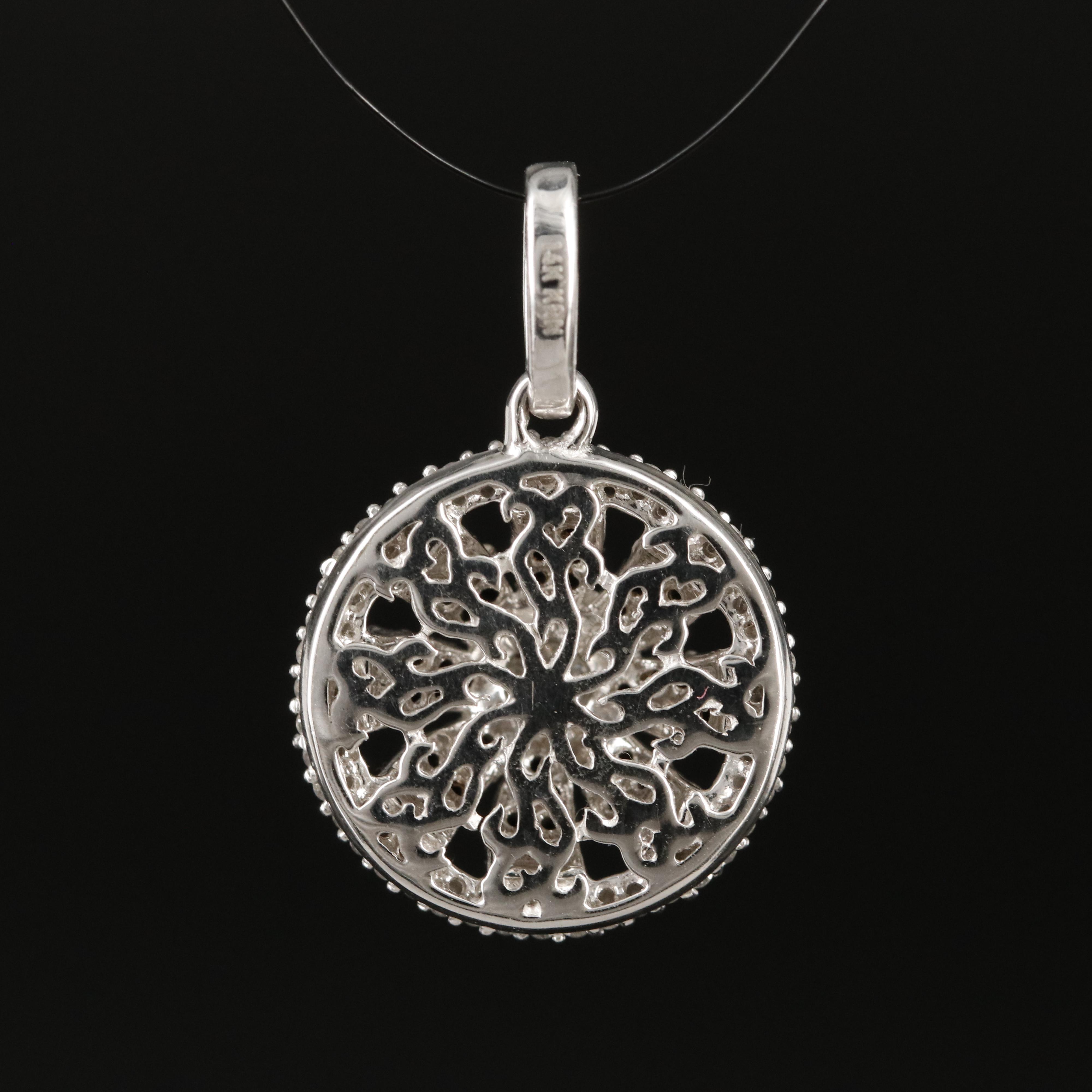 14K 0.72 CTW Diamond Pendant