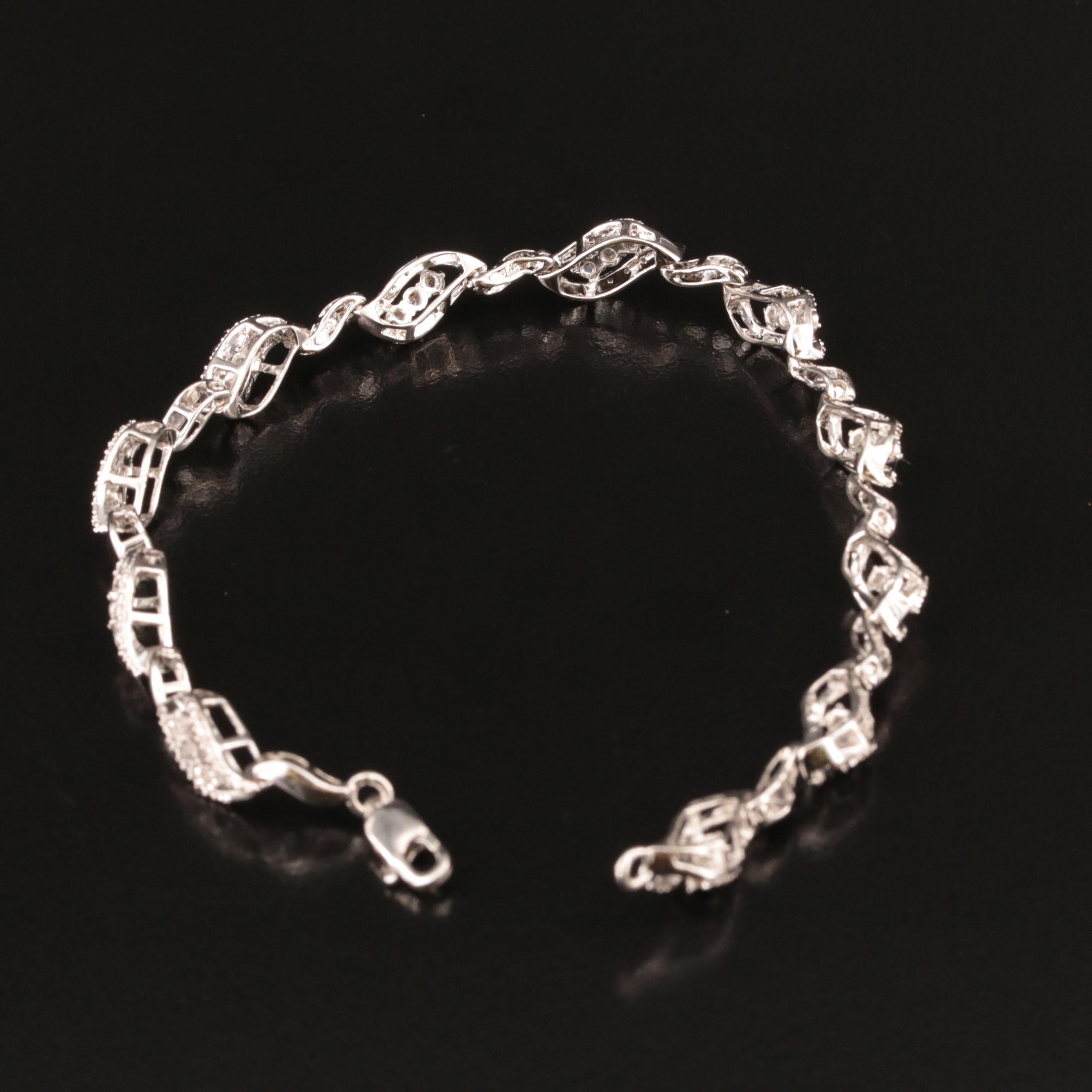 Sterling Sterling Fancy Link Bracelet