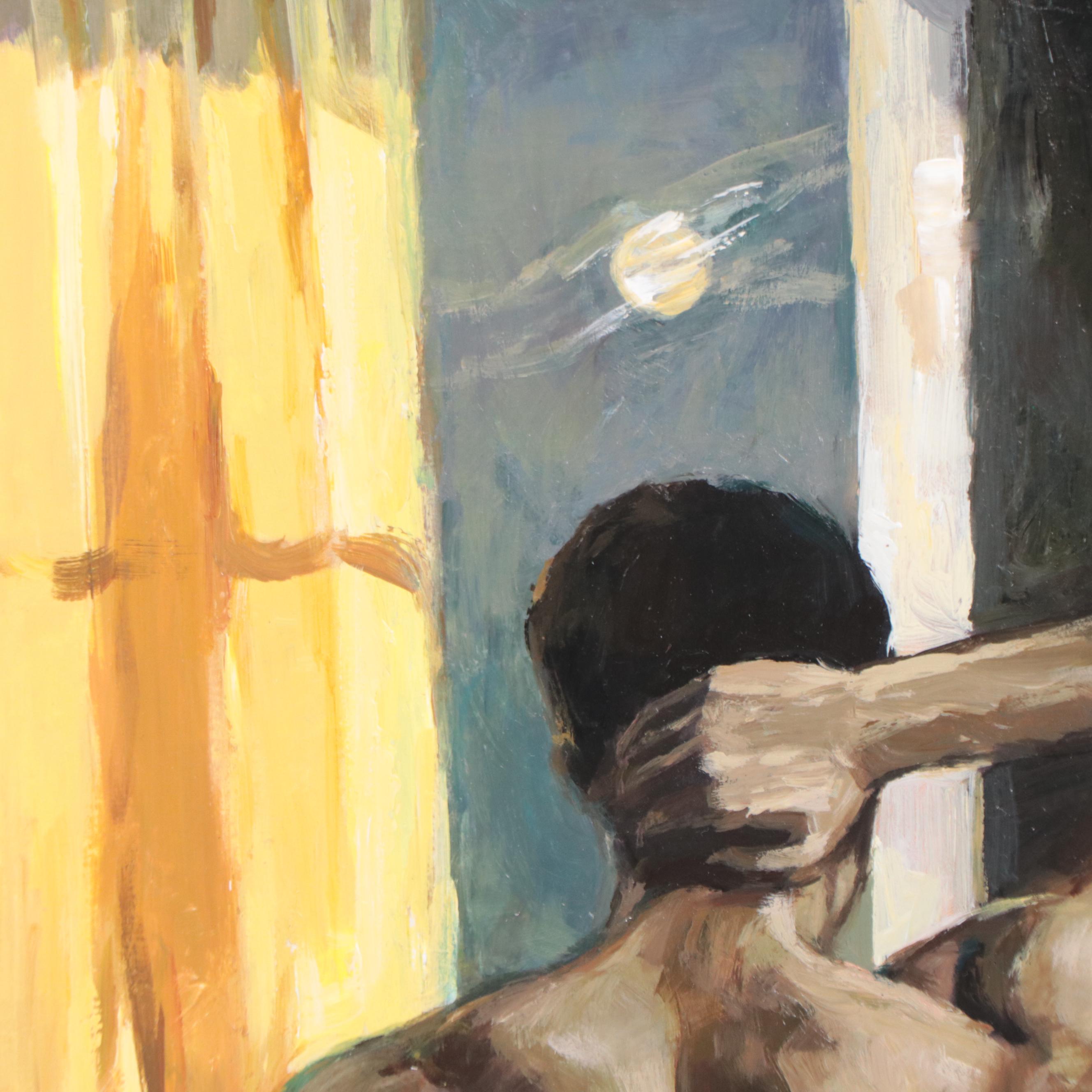 Adam Deda Oil Painting "Sunny Window," 2022