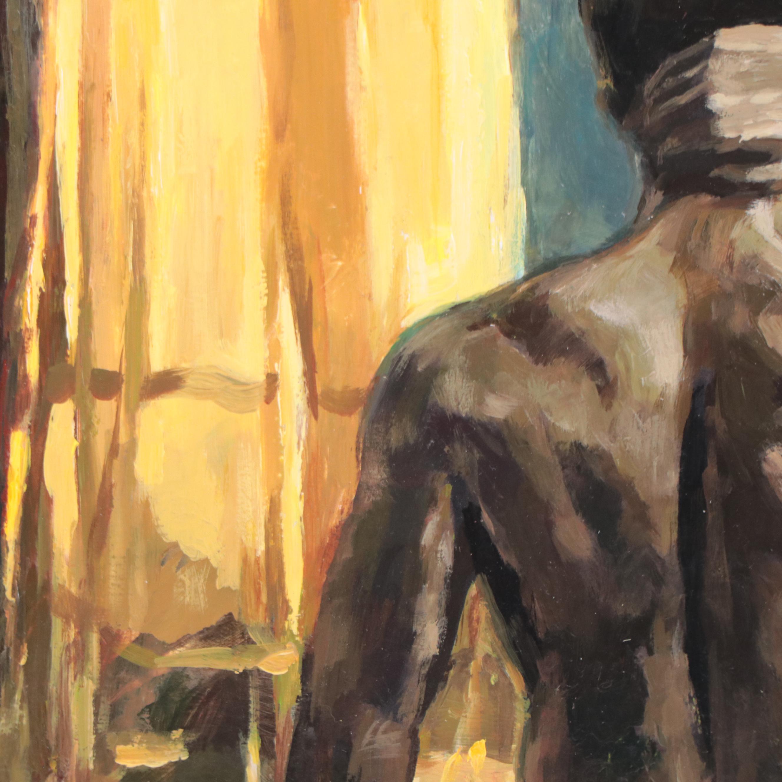 Adam Deda Oil Painting "Sunny Window," 2022