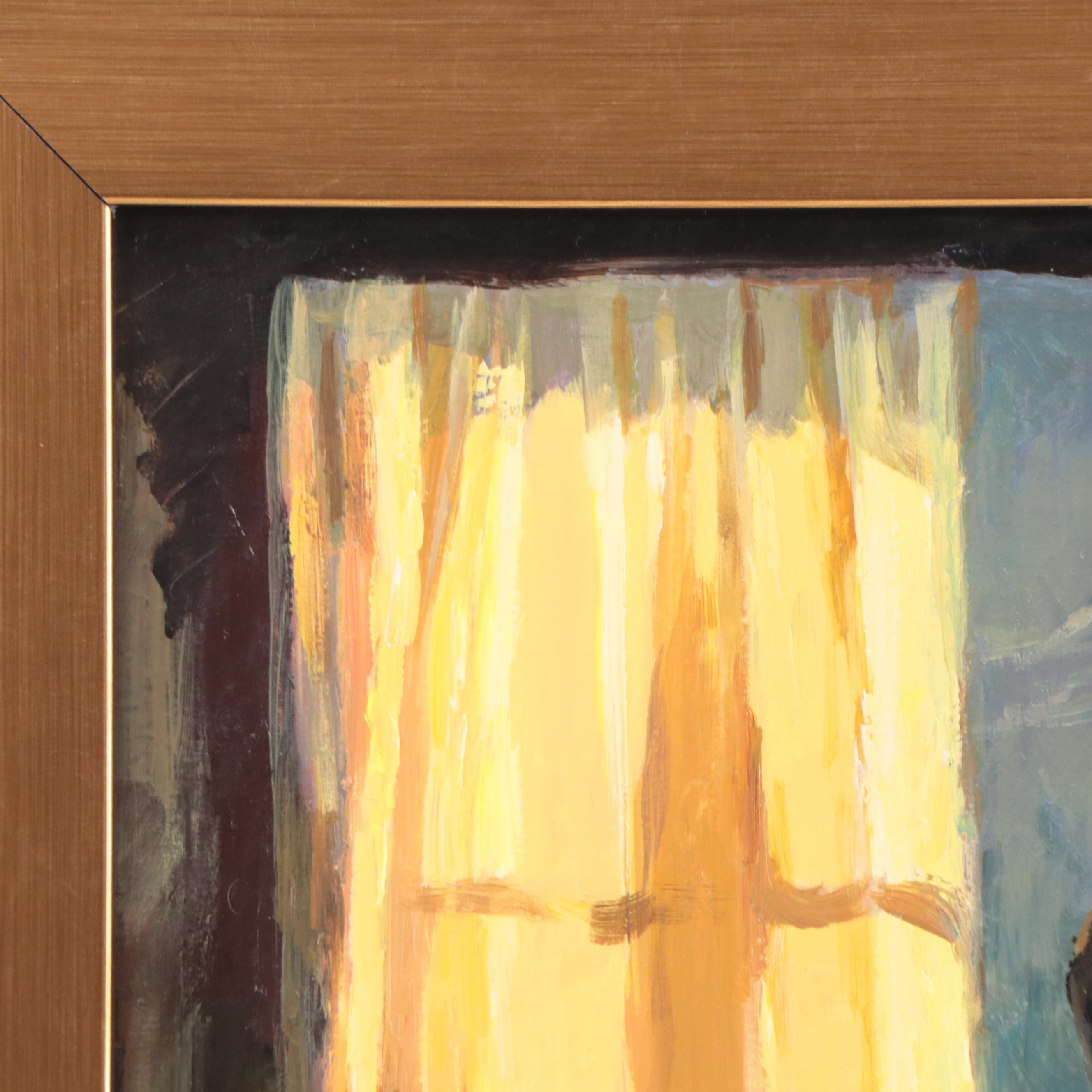 Adam Deda Oil Painting "Sunny Window," 2022