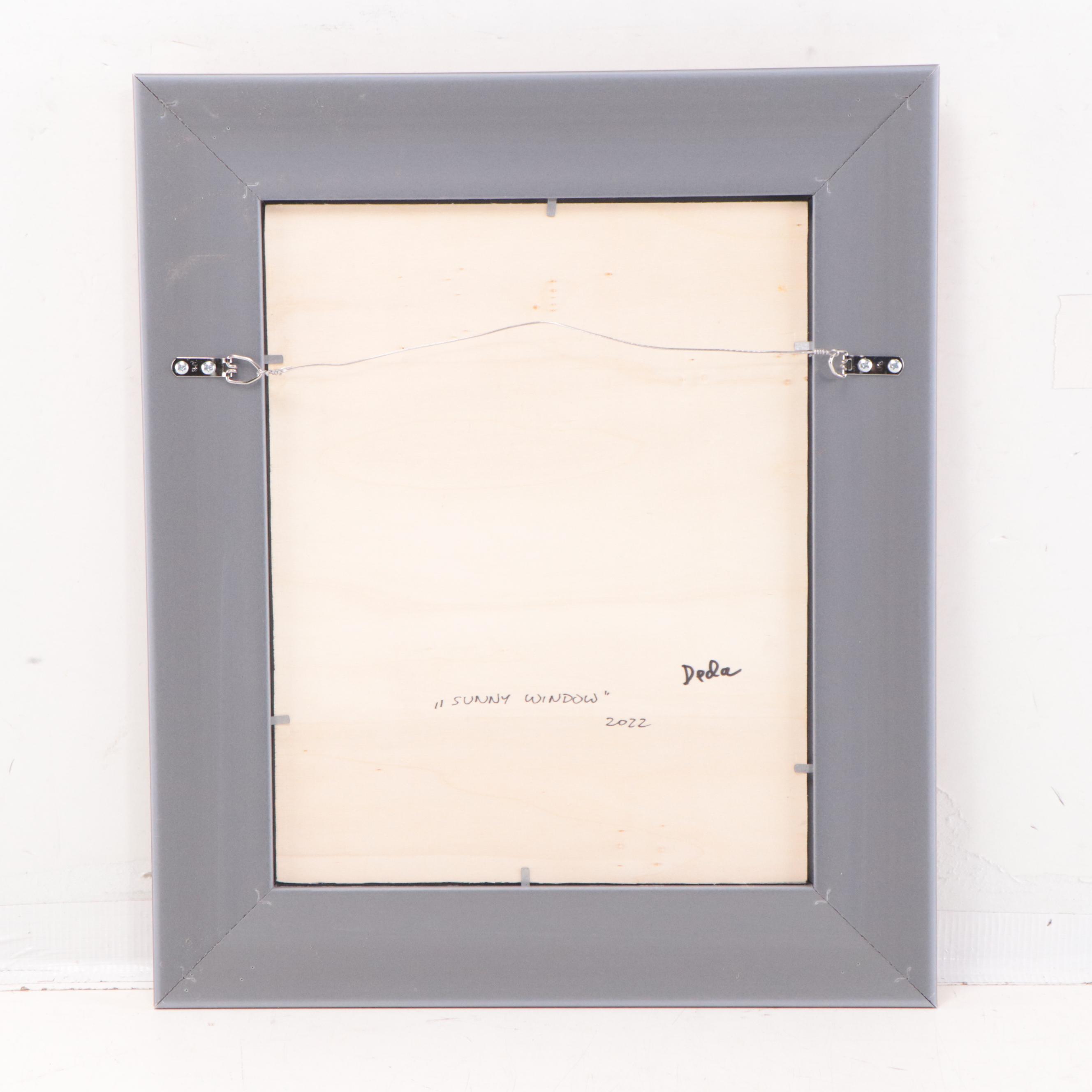 Adam Deda Oil Painting "Sunny Window," 2022