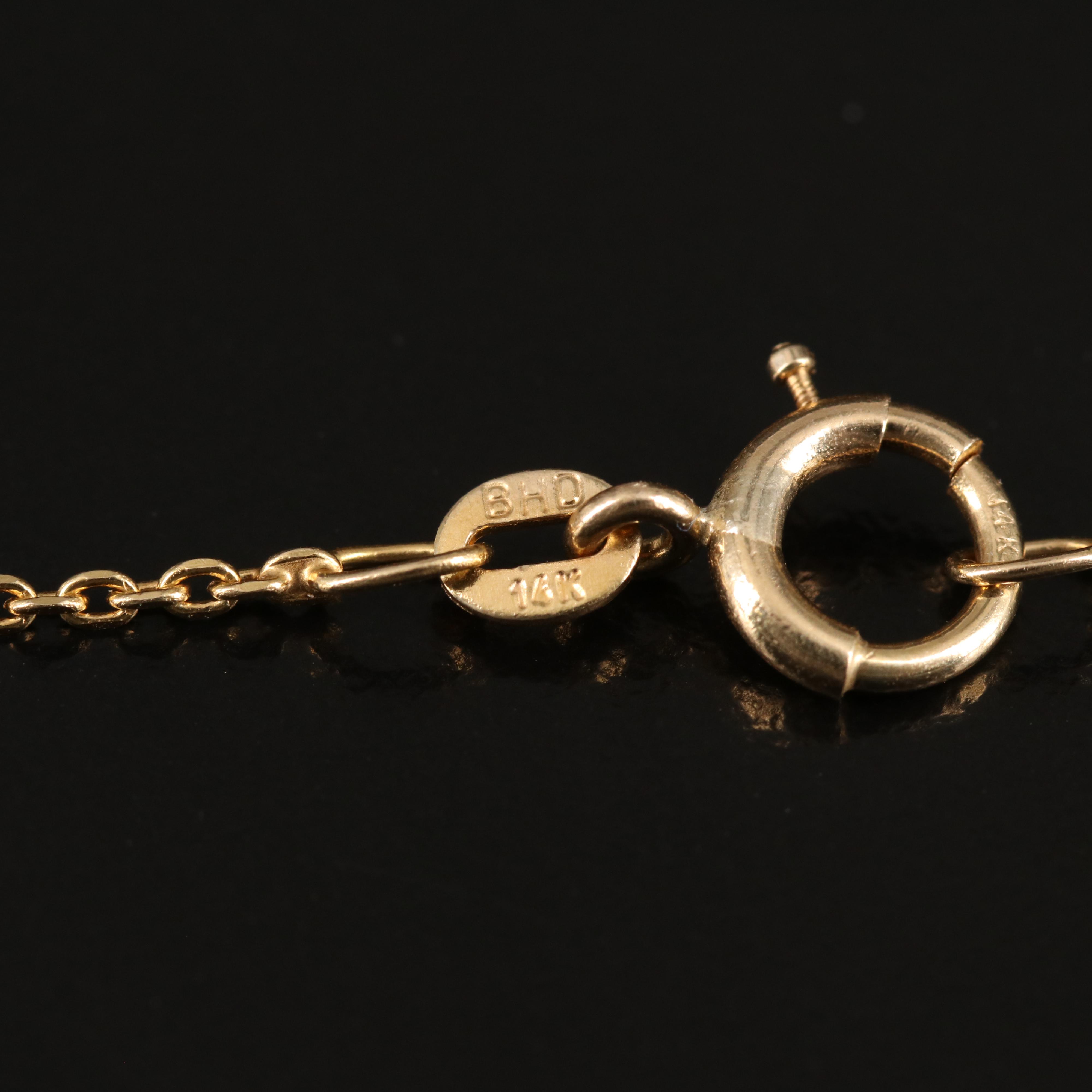 14K Cable Chain Necklace