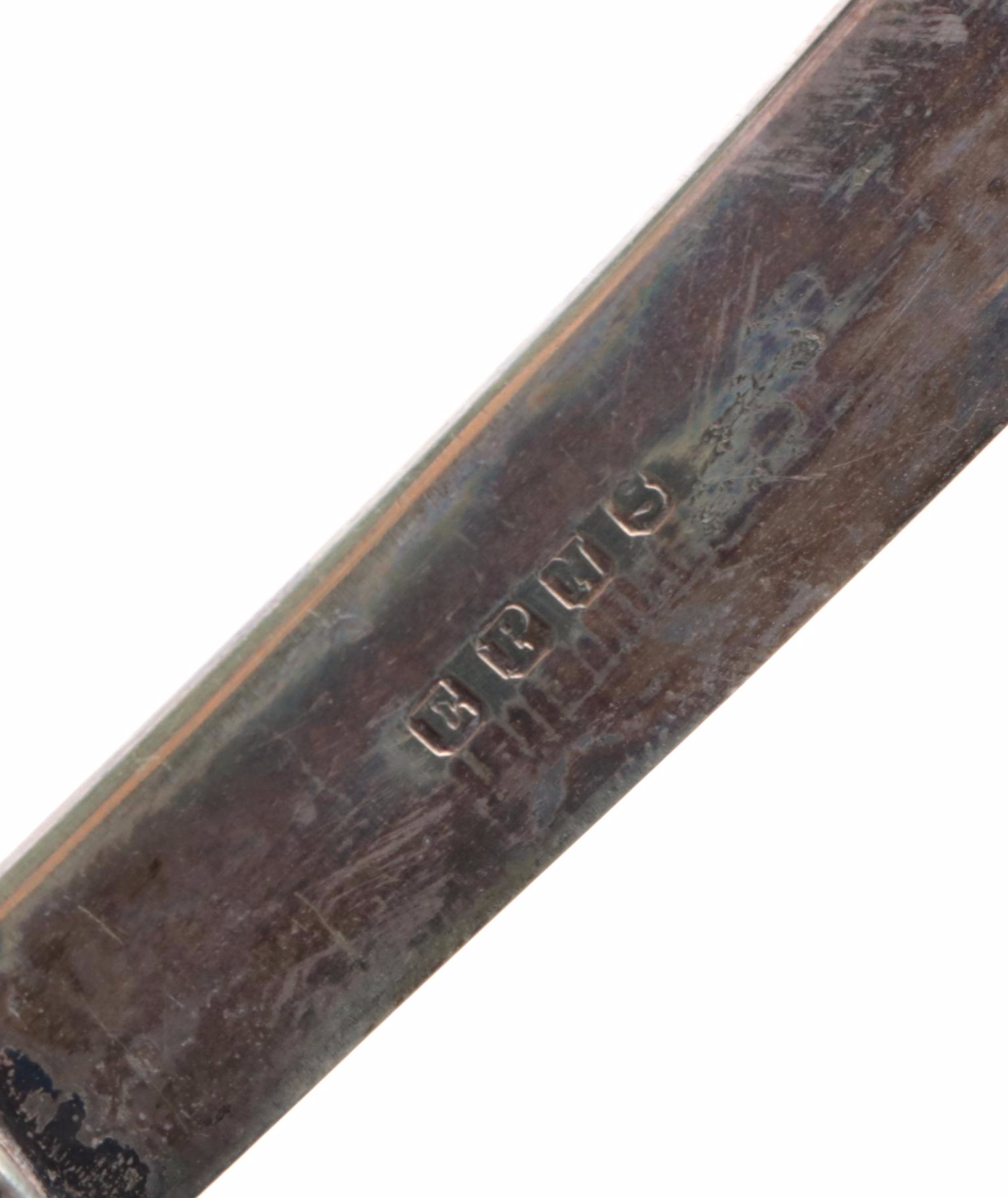 English Silver Plate and Pearlized Bakelite Handled Knives in Presentation Case