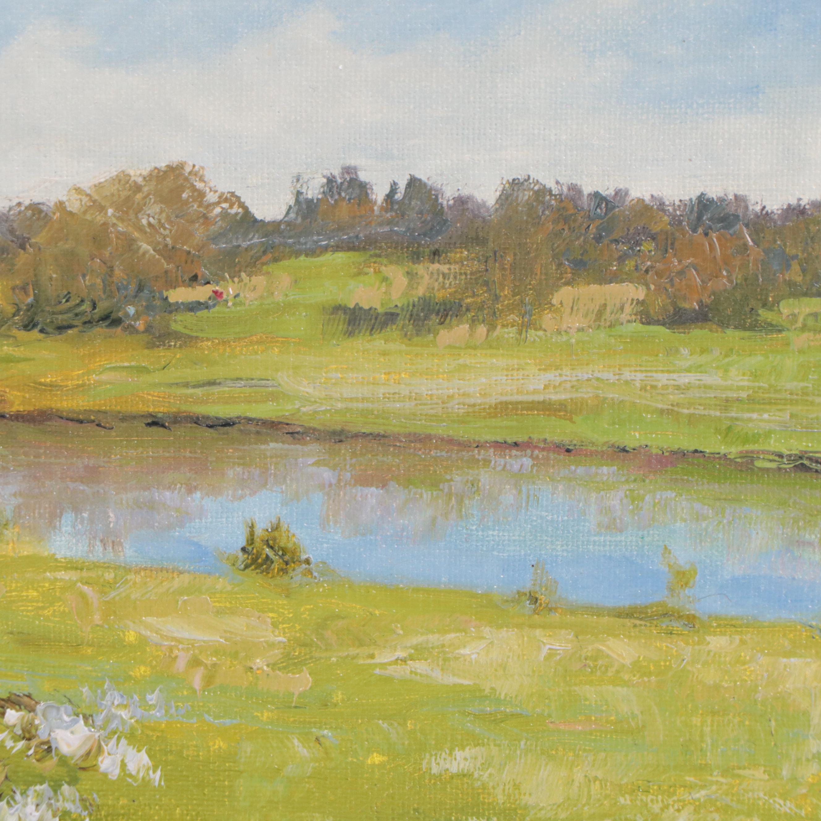 Garncarek Aleksander Oil Painting "Nad Rzeczką," 2022