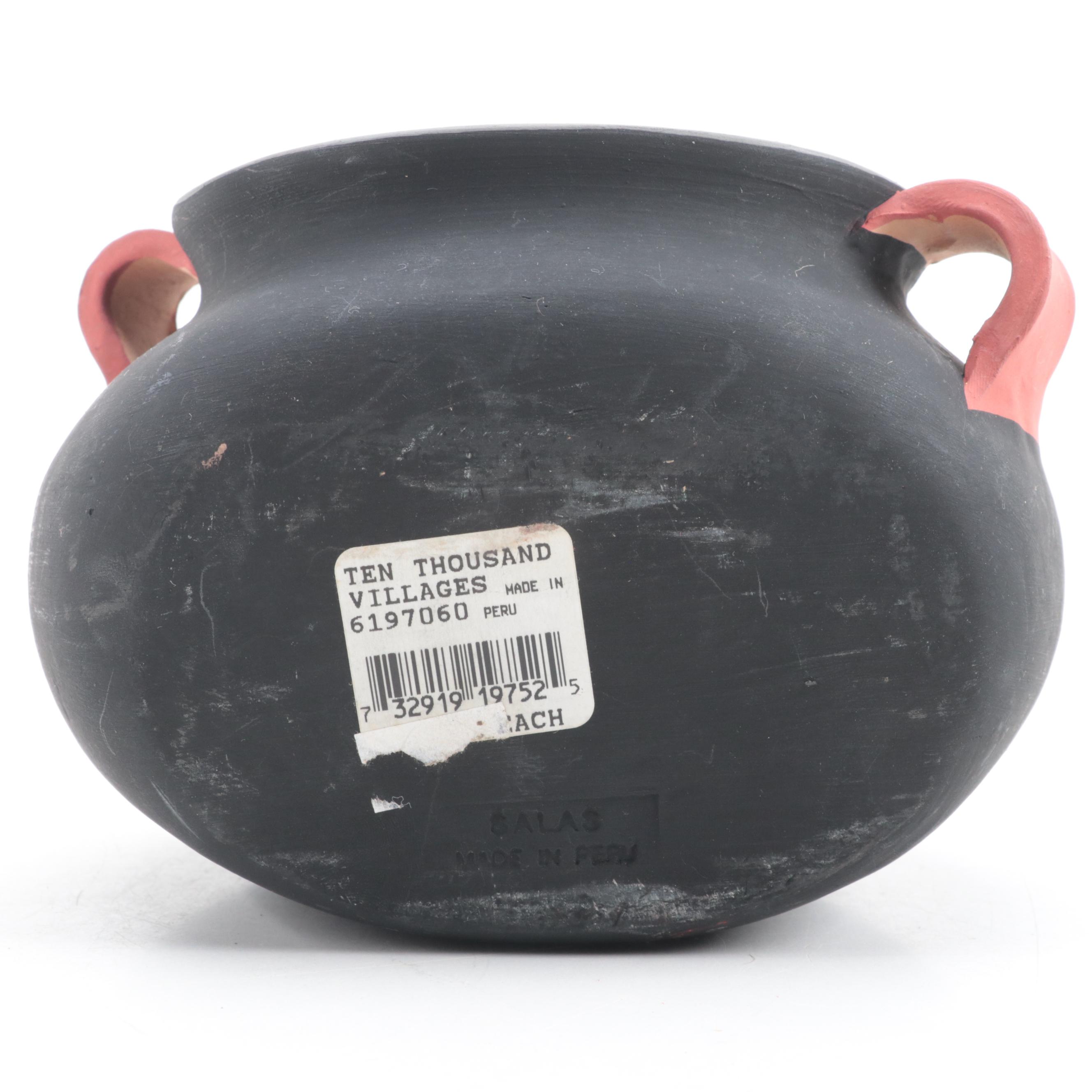 Peruvian and Vietnamese Folk Art Composite and Other Ceramic Nativities