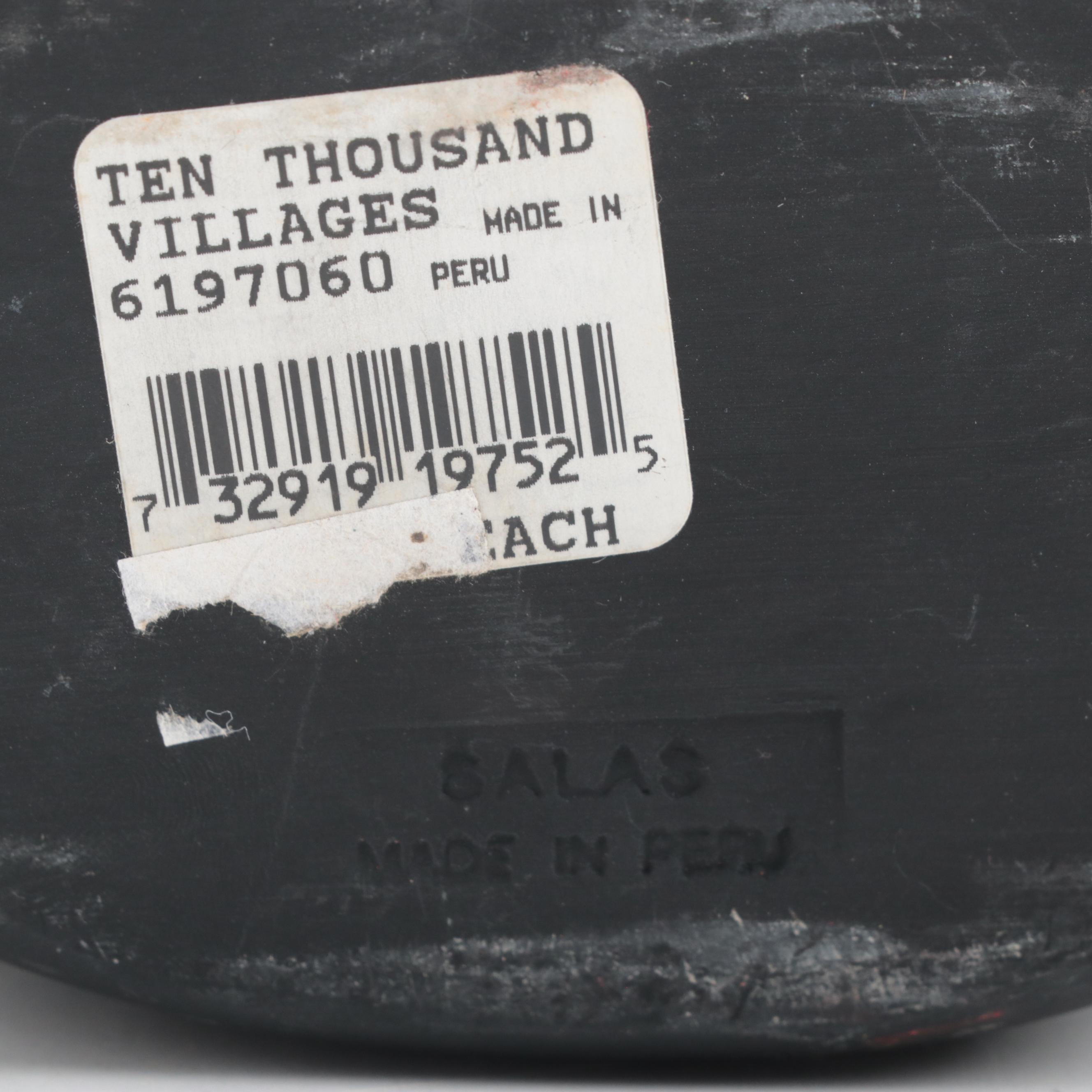 Peruvian and Vietnamese Folk Art Composite and Other Ceramic Nativities