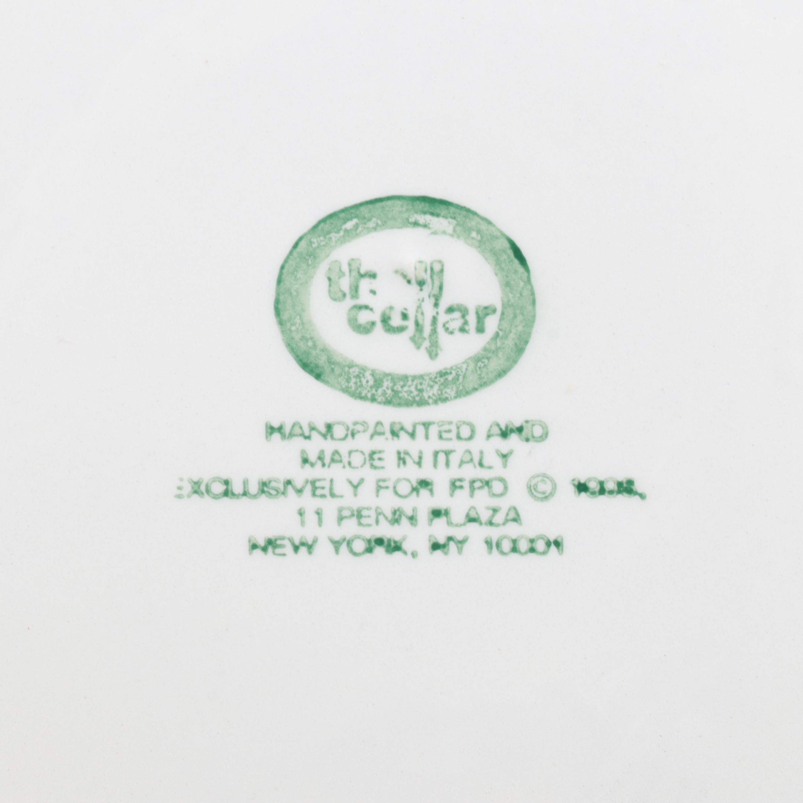 The Cellar Italian Earthenware Hand-Painted Tableware