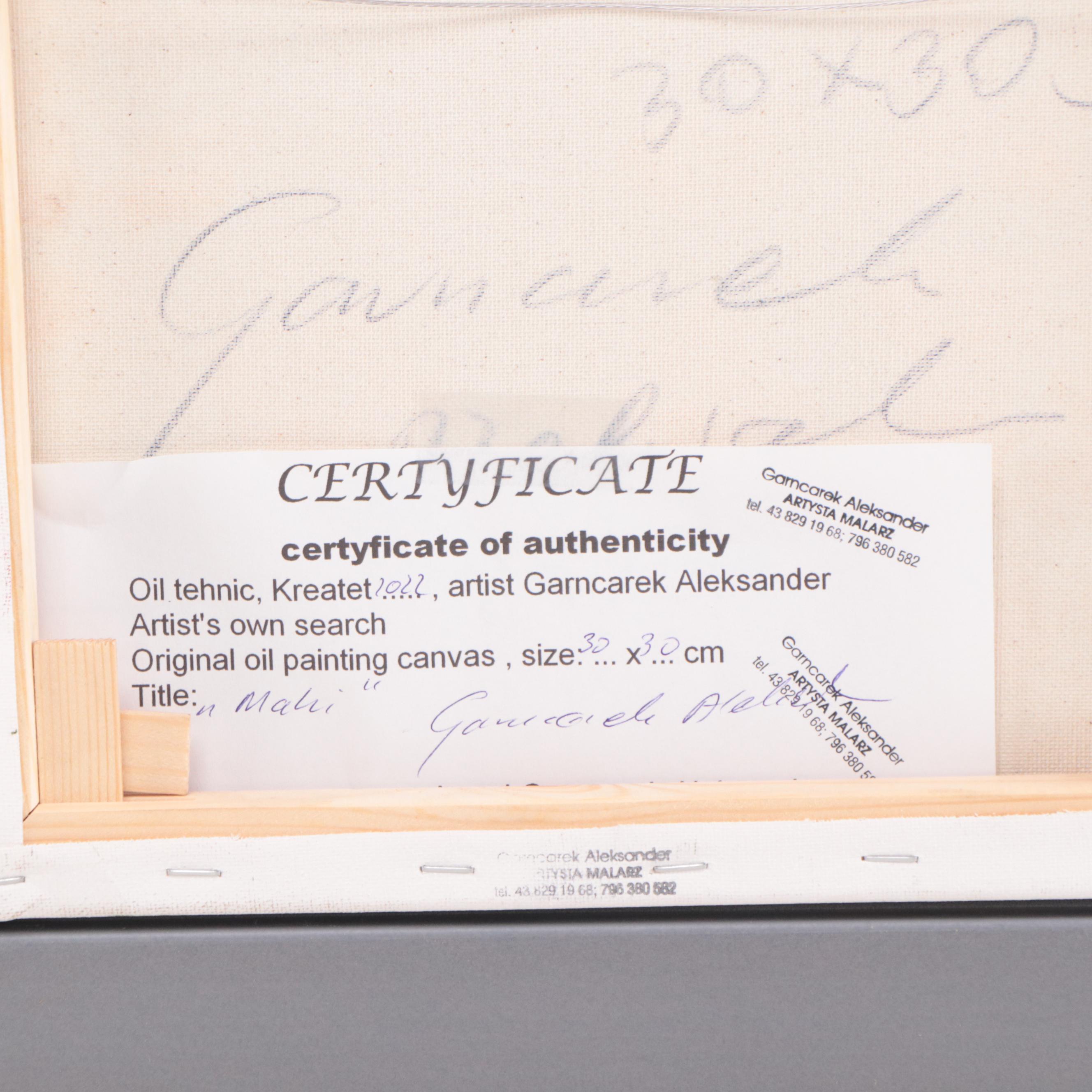 Garncarek Aleksander Oil Painting "Maki," 2022