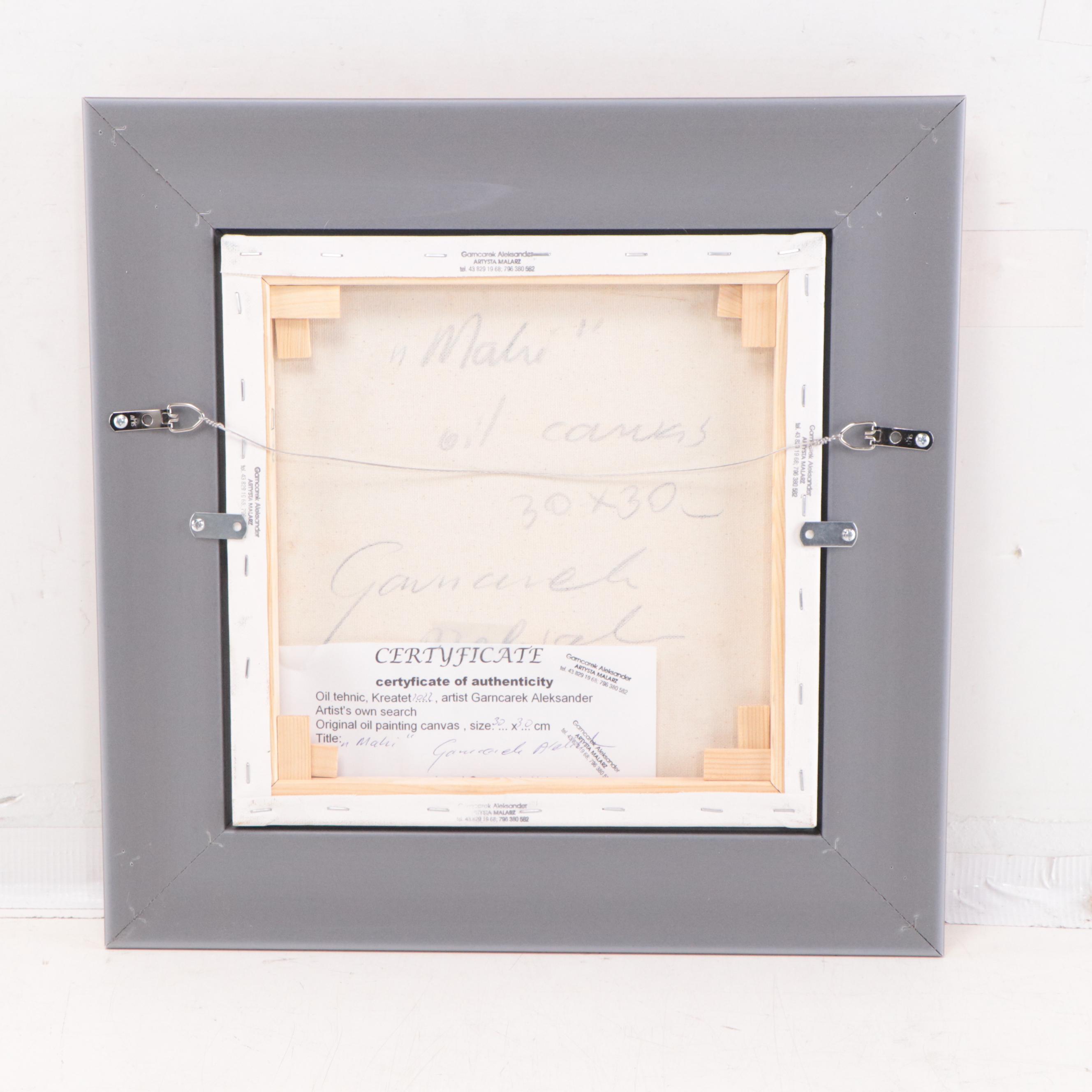 Garncarek Aleksander Oil Painting "Maki," 2022