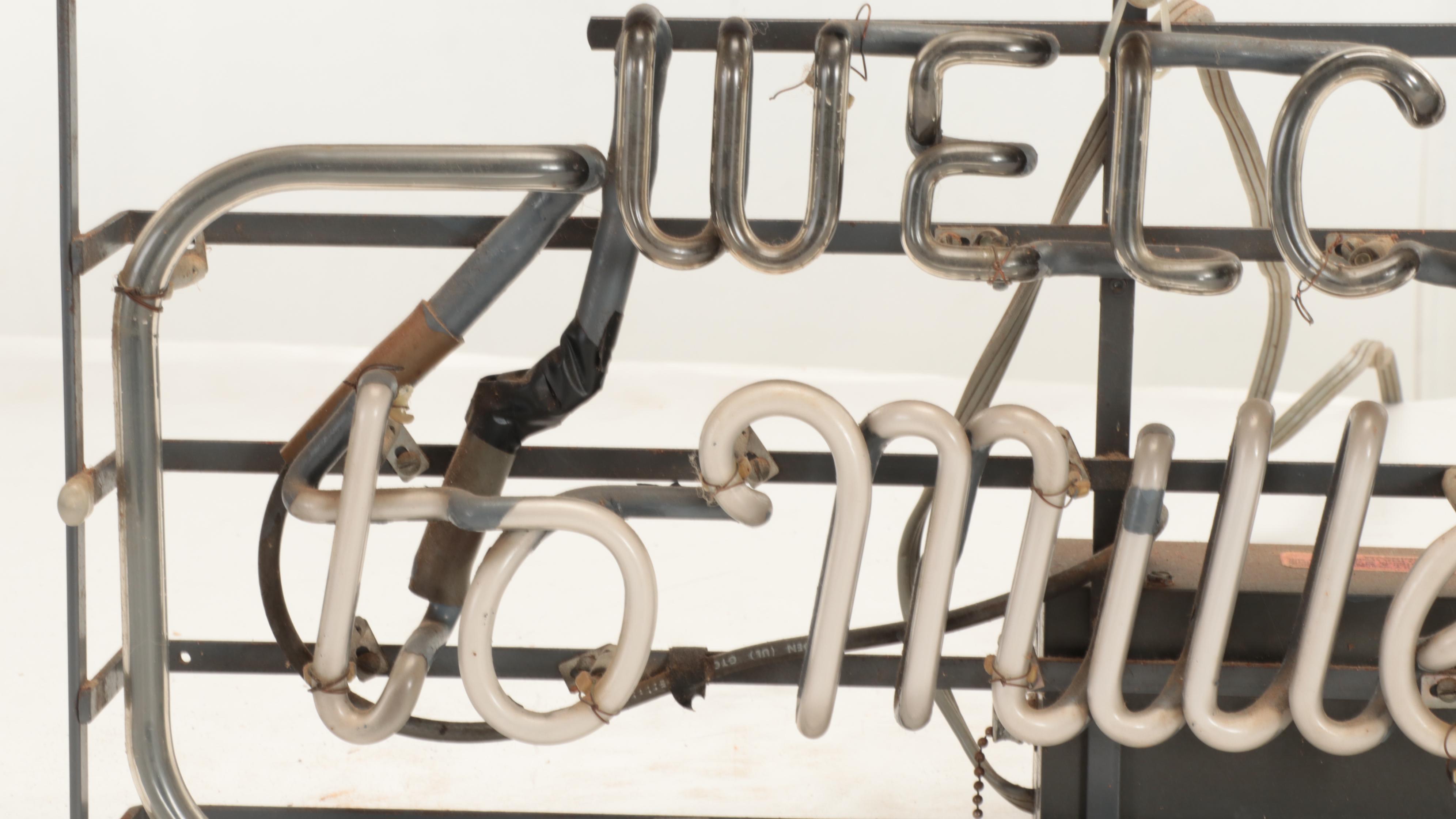 "Welcome To Miller Time" Neon Sign