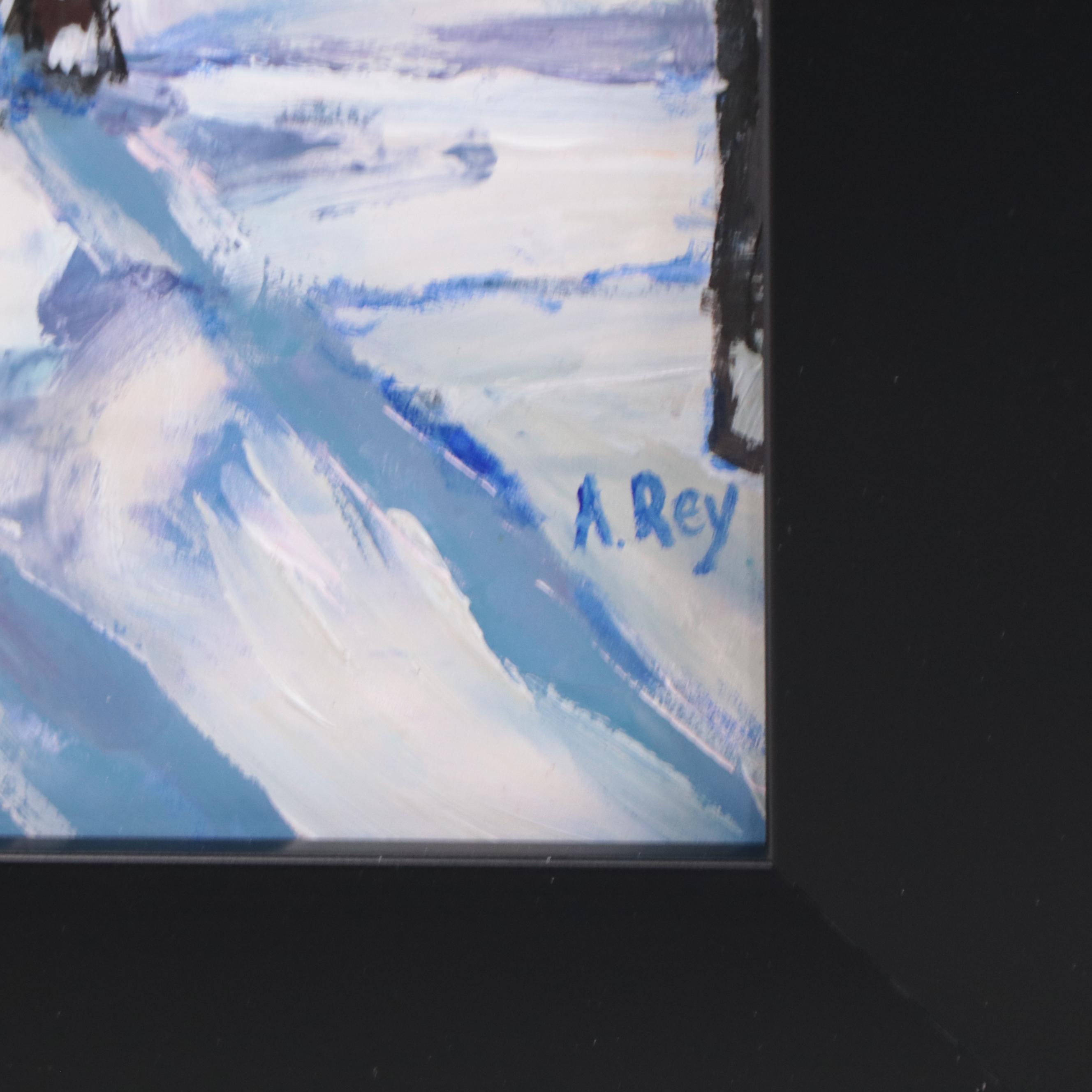 Agnes Rey Oil Painting "Forest Melody," 2022