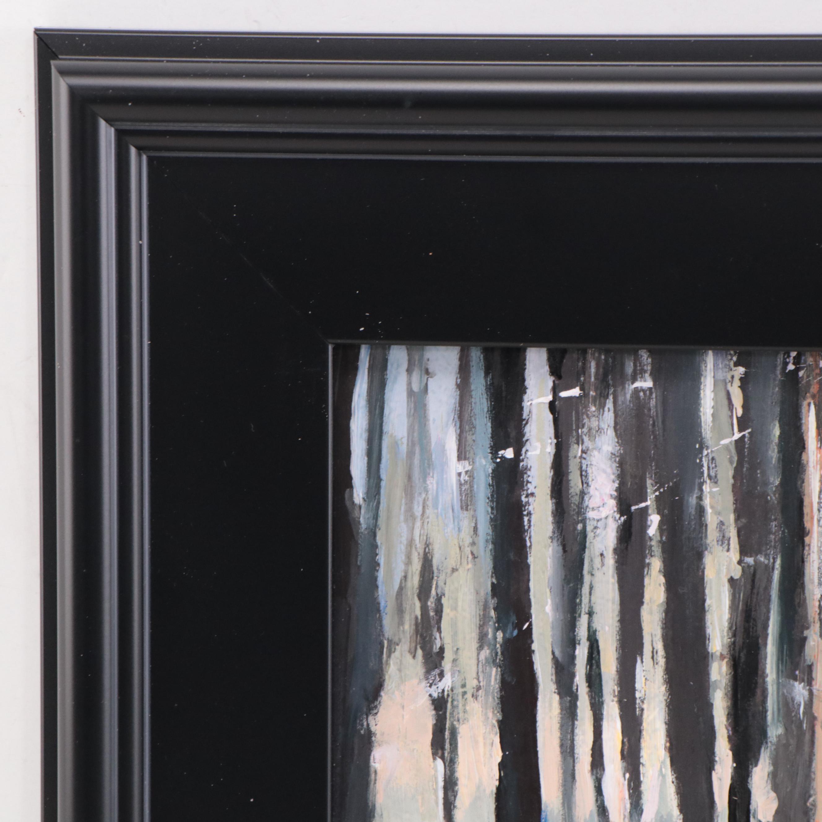 Agnes Rey Oil Painting "Forest Melody," 2022