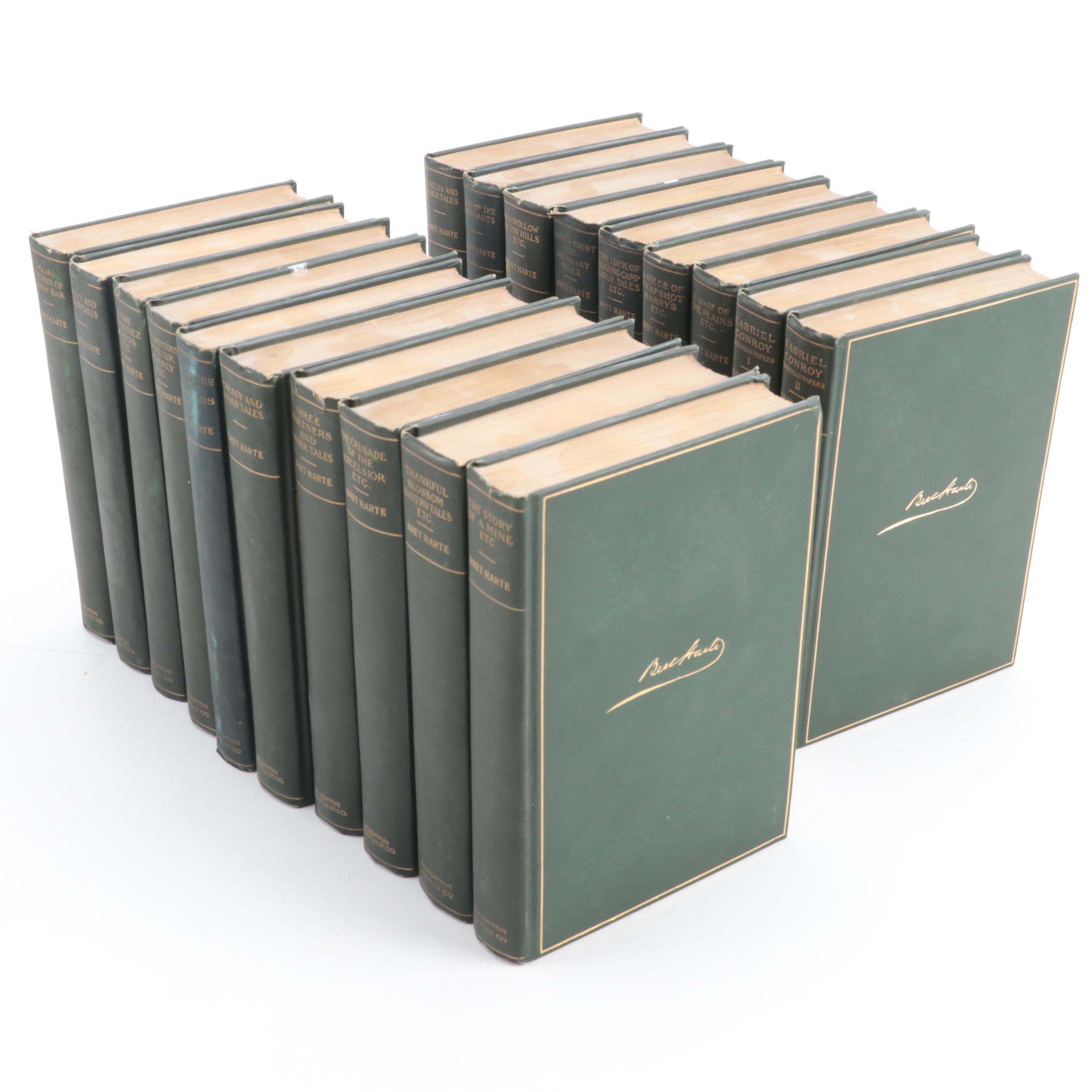 "The Works of Bret Harte" Nineteen-Volume Set