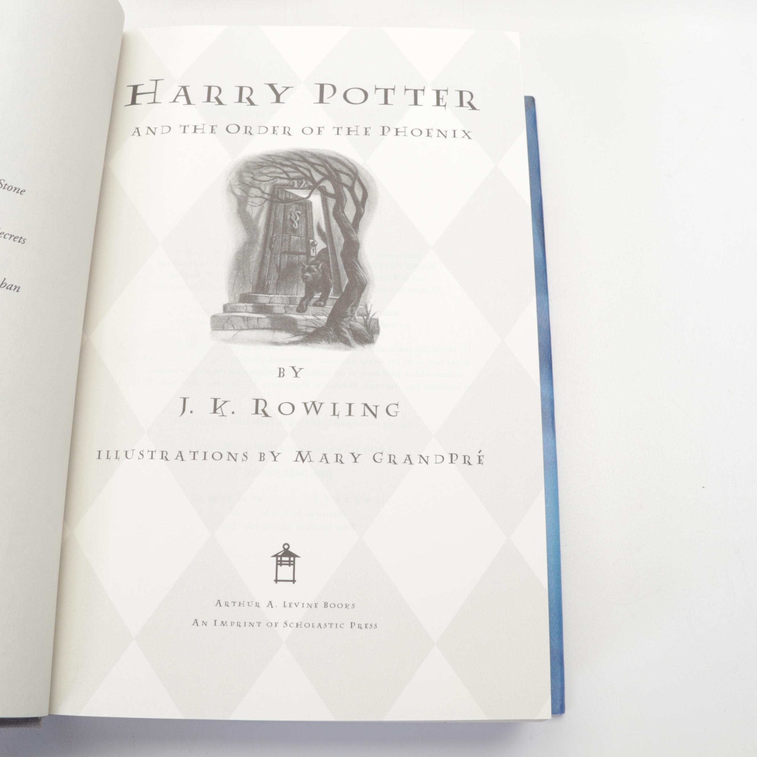 First American Edition "Harry Potter" Complete Series by J. K. Rowling