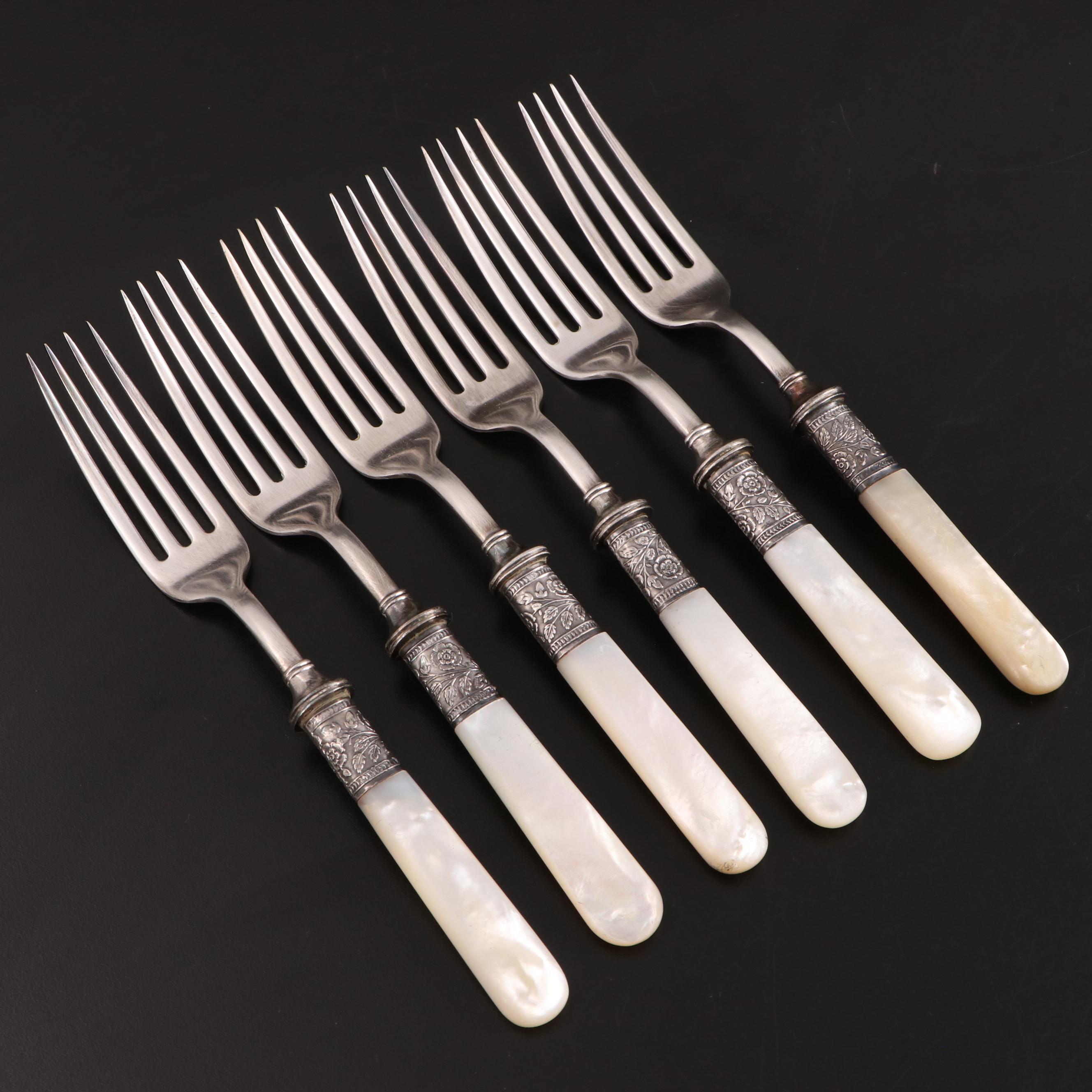 Landers, Frary & Clark with Other Mother-of-Pearl Handled Flatware