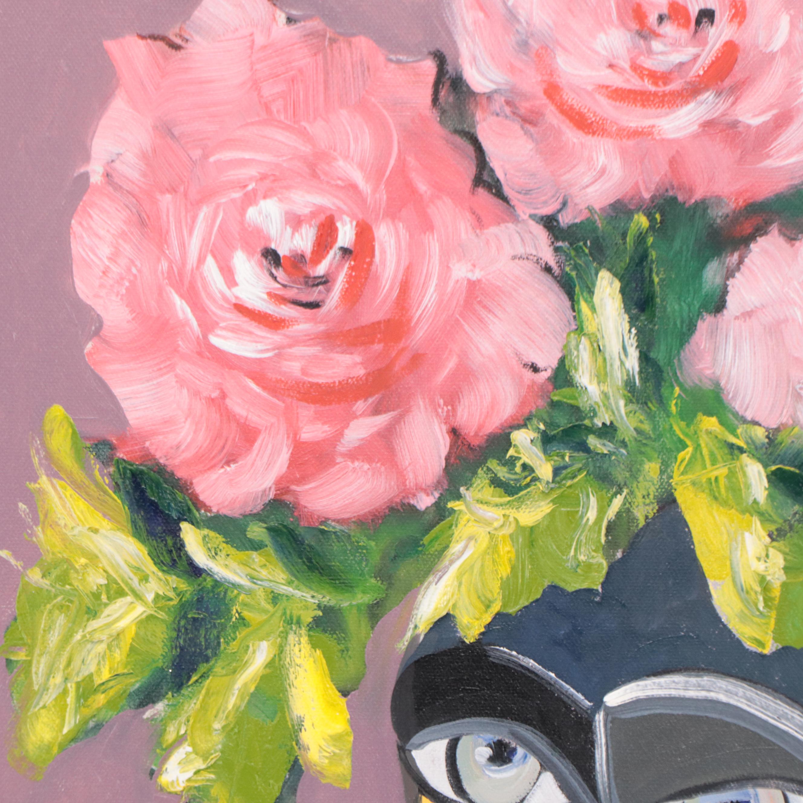 José M. Lima Oil Painting "Framed Woman," 2021