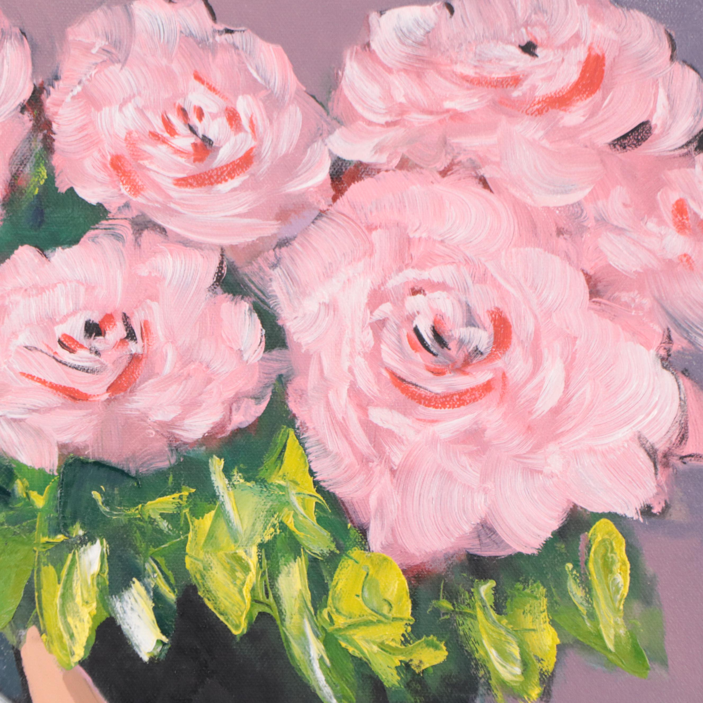 José M. Lima Oil Painting "Framed Woman," 2021