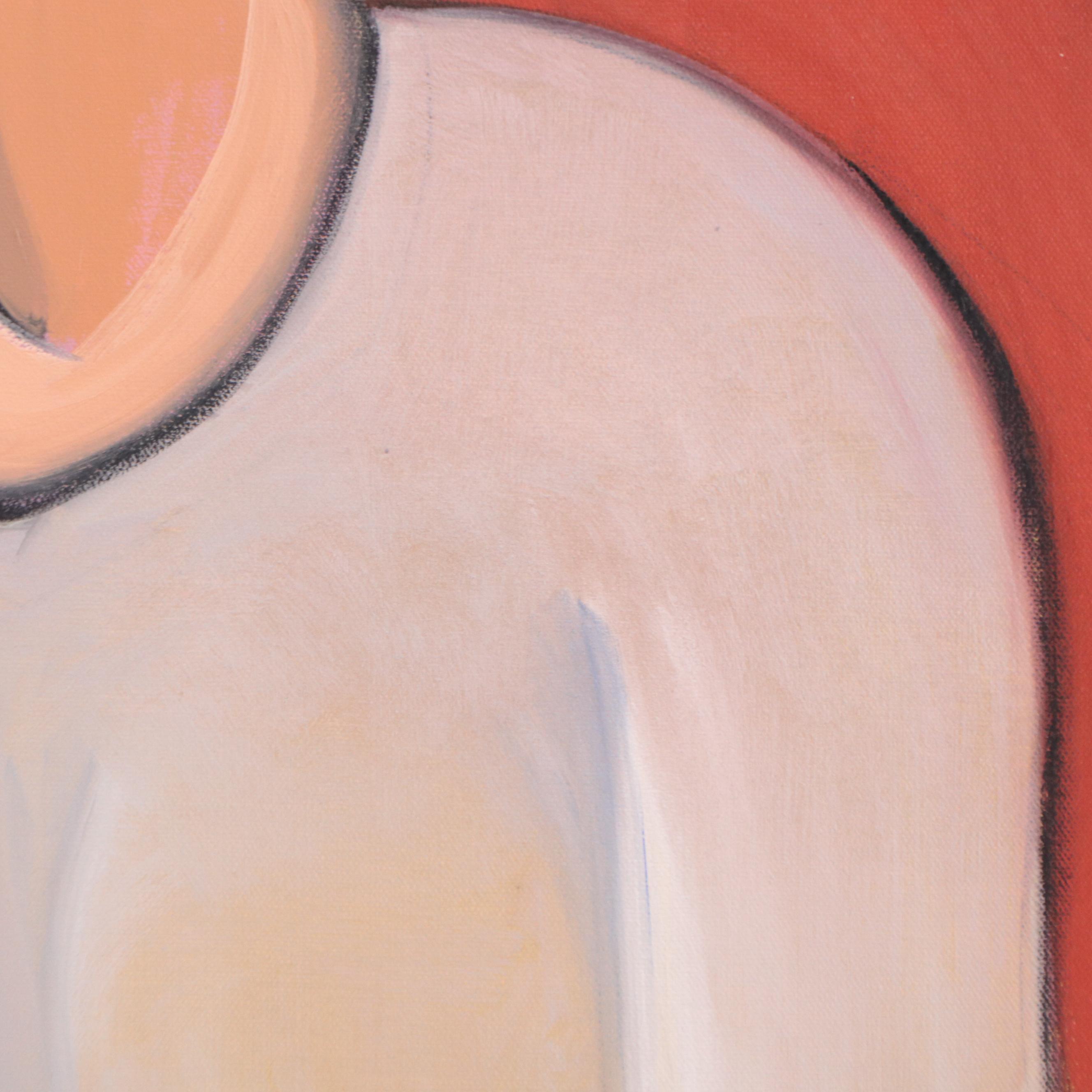 José M. Lima Oil Painting "Framed Woman," 2021