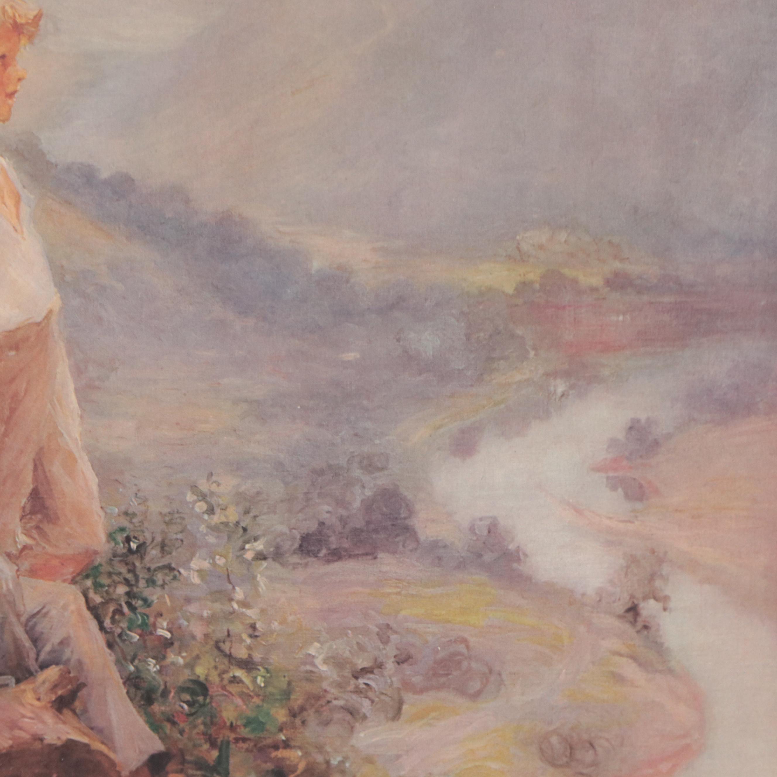 Offset Lithograph After Adam Emory Albright "The Allegbeny," 1960