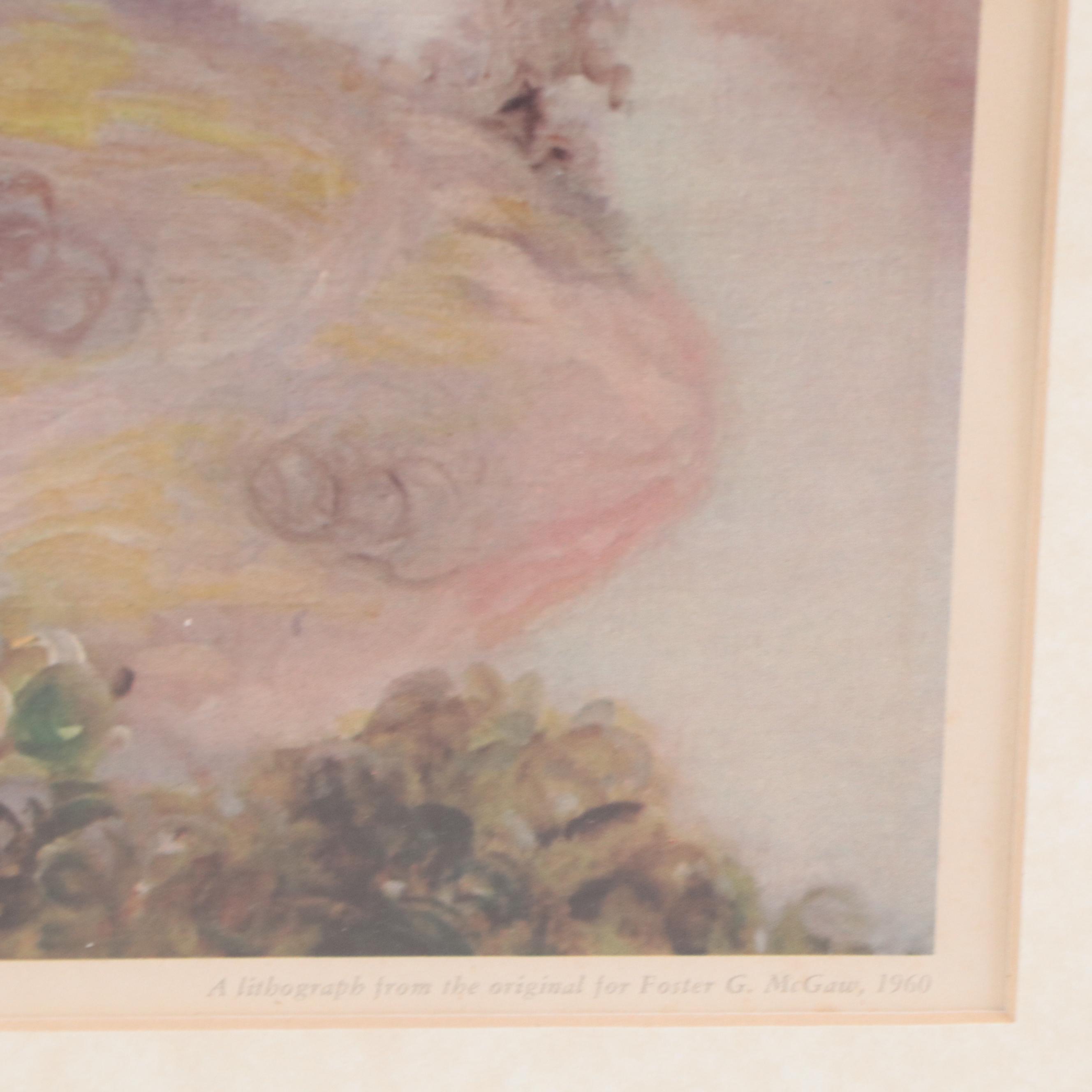 Offset Lithograph After Adam Emory Albright "The Allegbeny," 1960