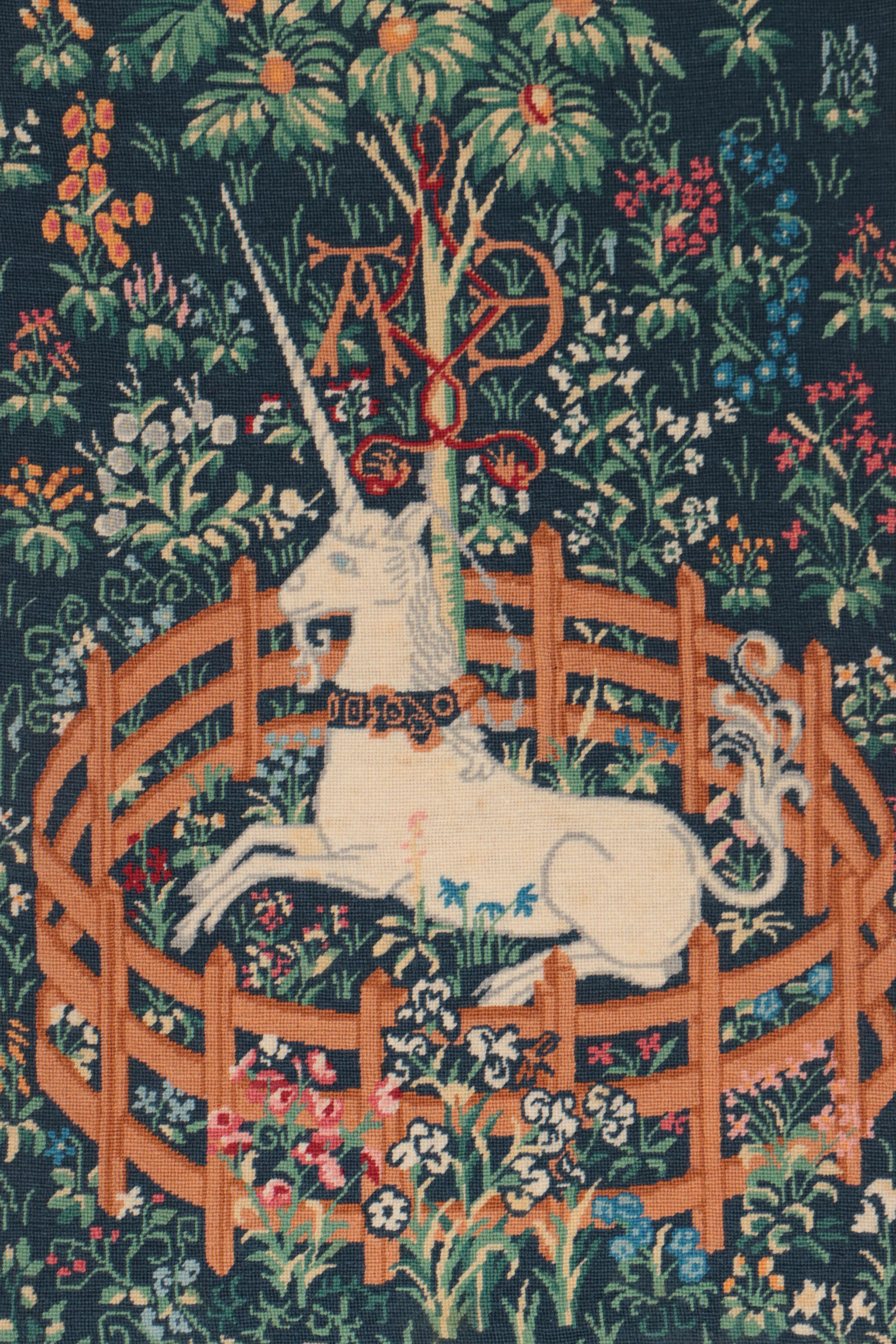 Needlepoint Panel After "The Hunt of the Unicorn," 1979