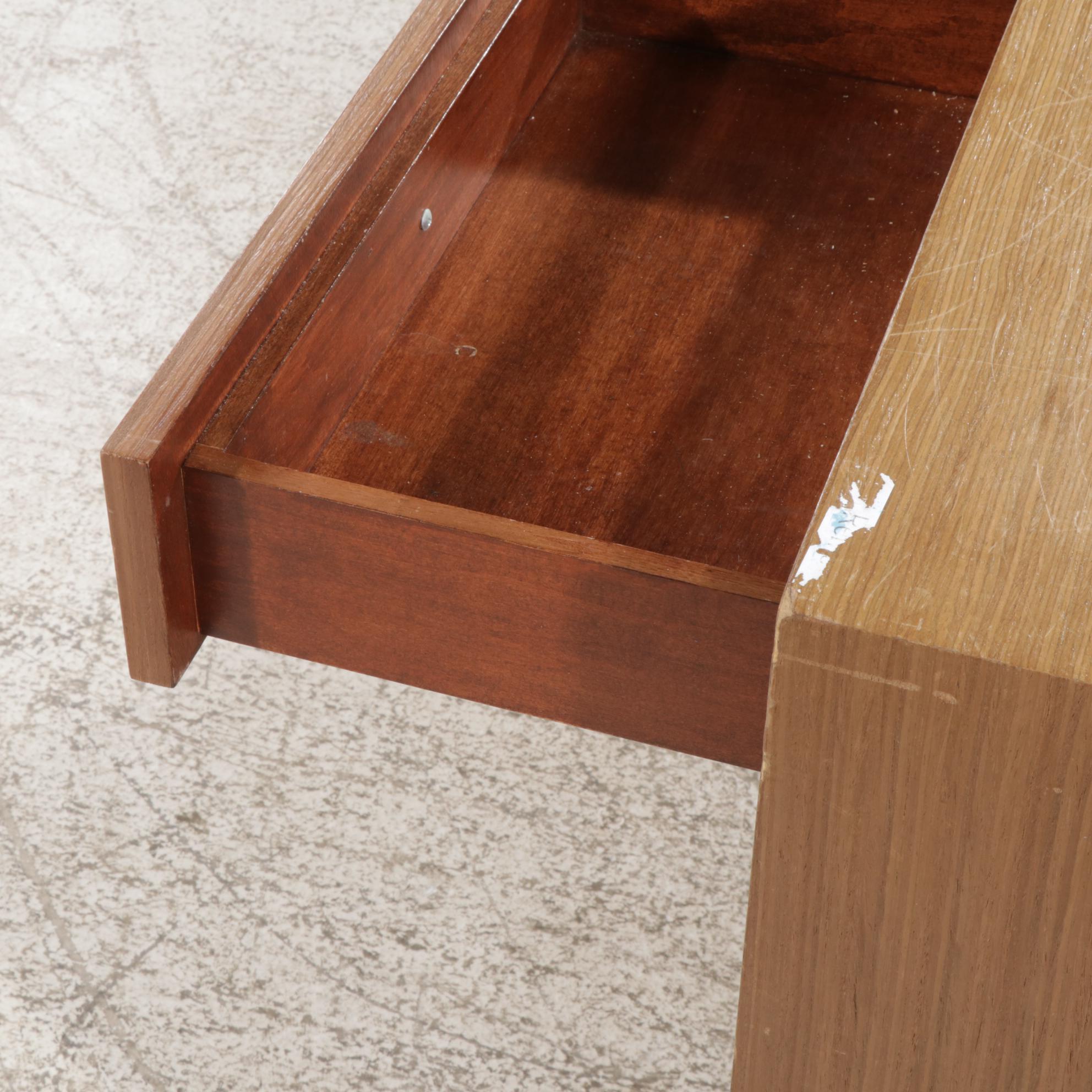 Mid Century Modern Style Teak-Veneered Credenza