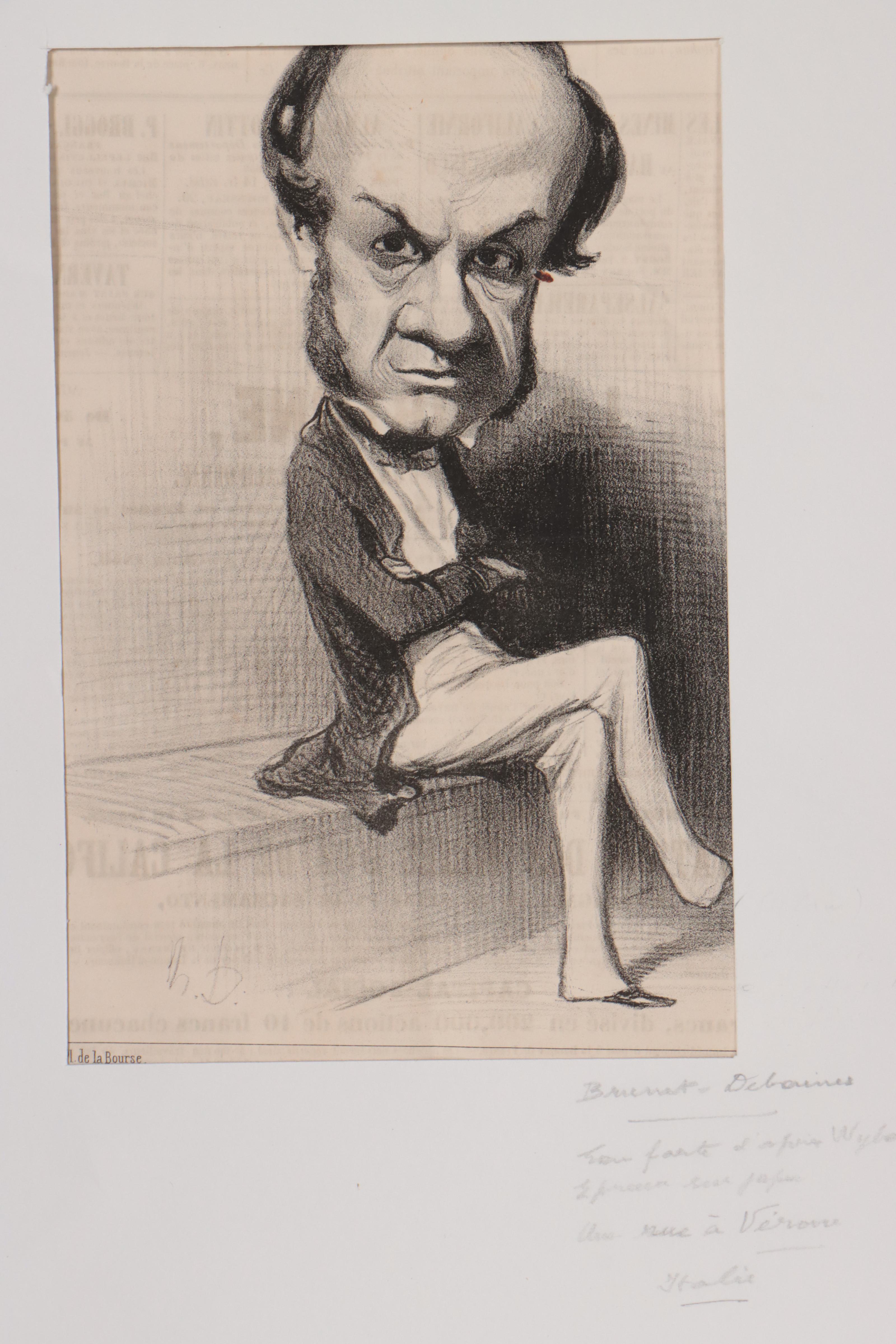 Chez Aubert, Aubert & Co. Double-Sided Lithograph "Montebello"