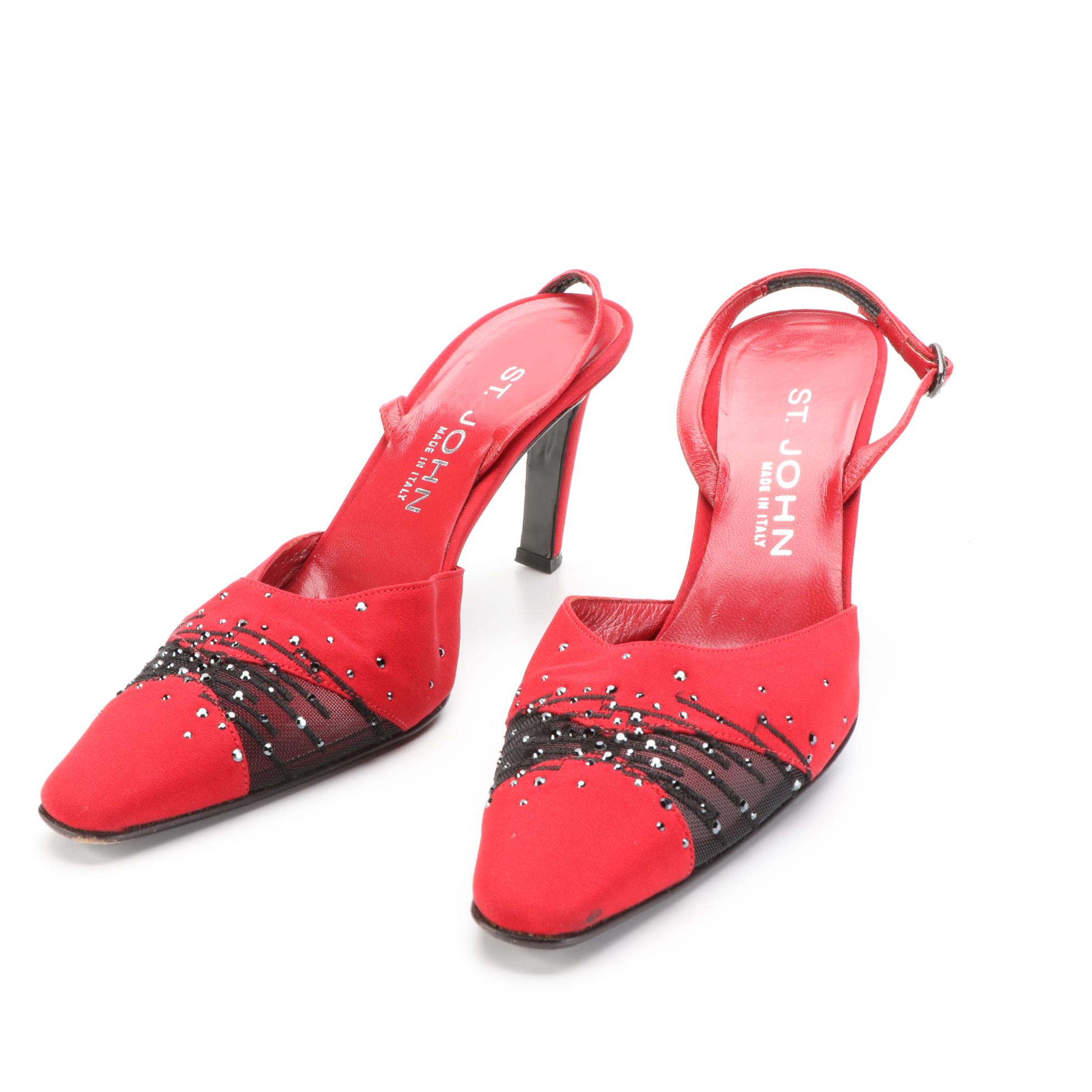 St. John and Coach Slingback Shoes with Marc Jacobs and Stuart Weitzman Flats