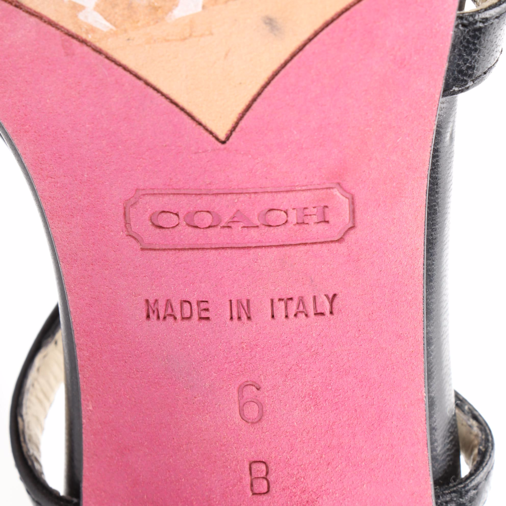 St. John and Coach Slingback Shoes with Marc Jacobs and Stuart Weitzman Flats