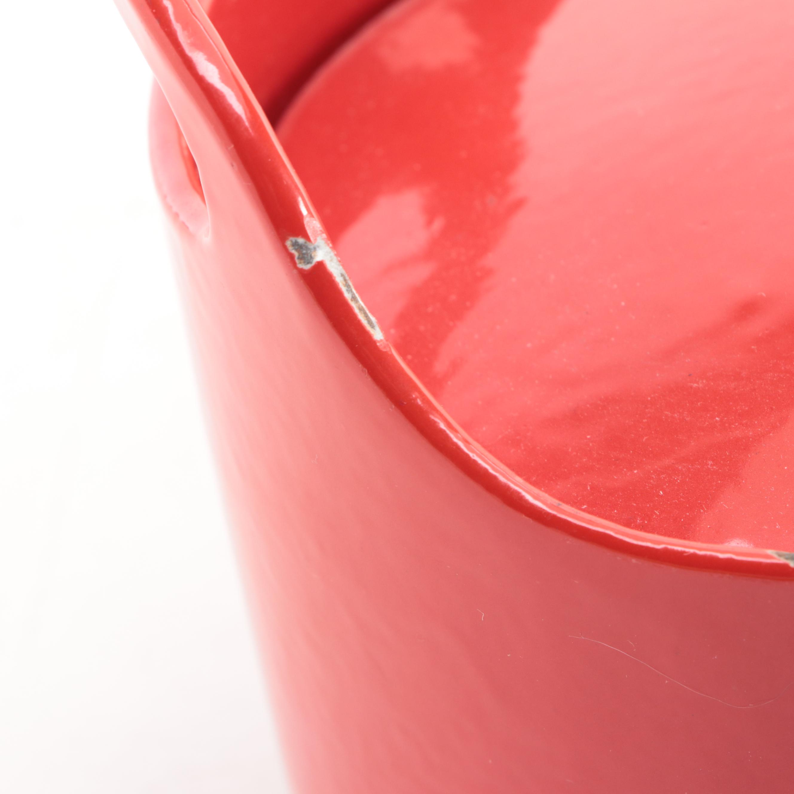 Danish Modern Rosenlew, Dansk and Copco Enameled Metal Bakeware