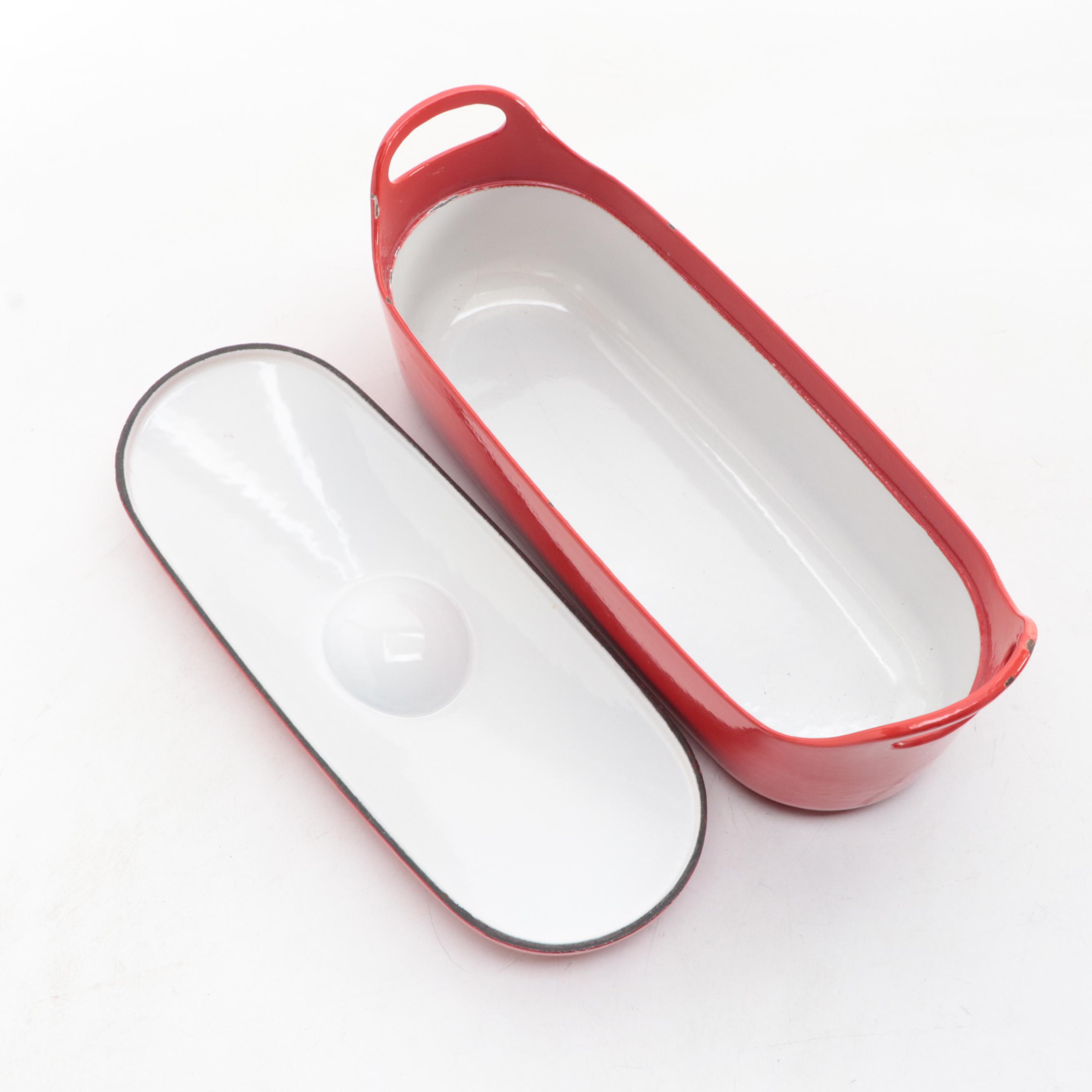 Danish Modern Rosenlew, Dansk and Copco Enameled Metal Bakeware