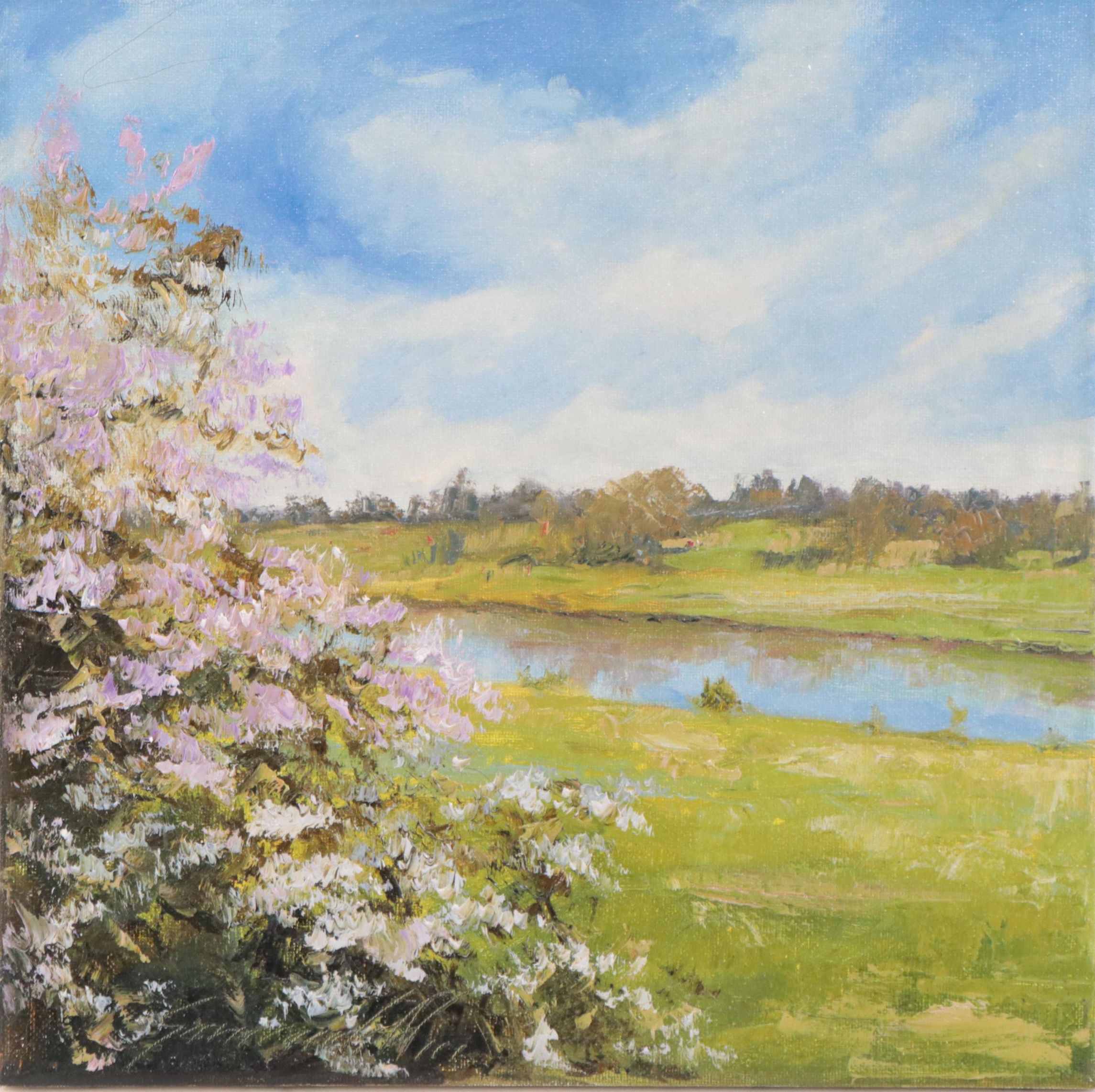 Garncarek Aleksander Oil Painting "Nad Rzeczką," 2022