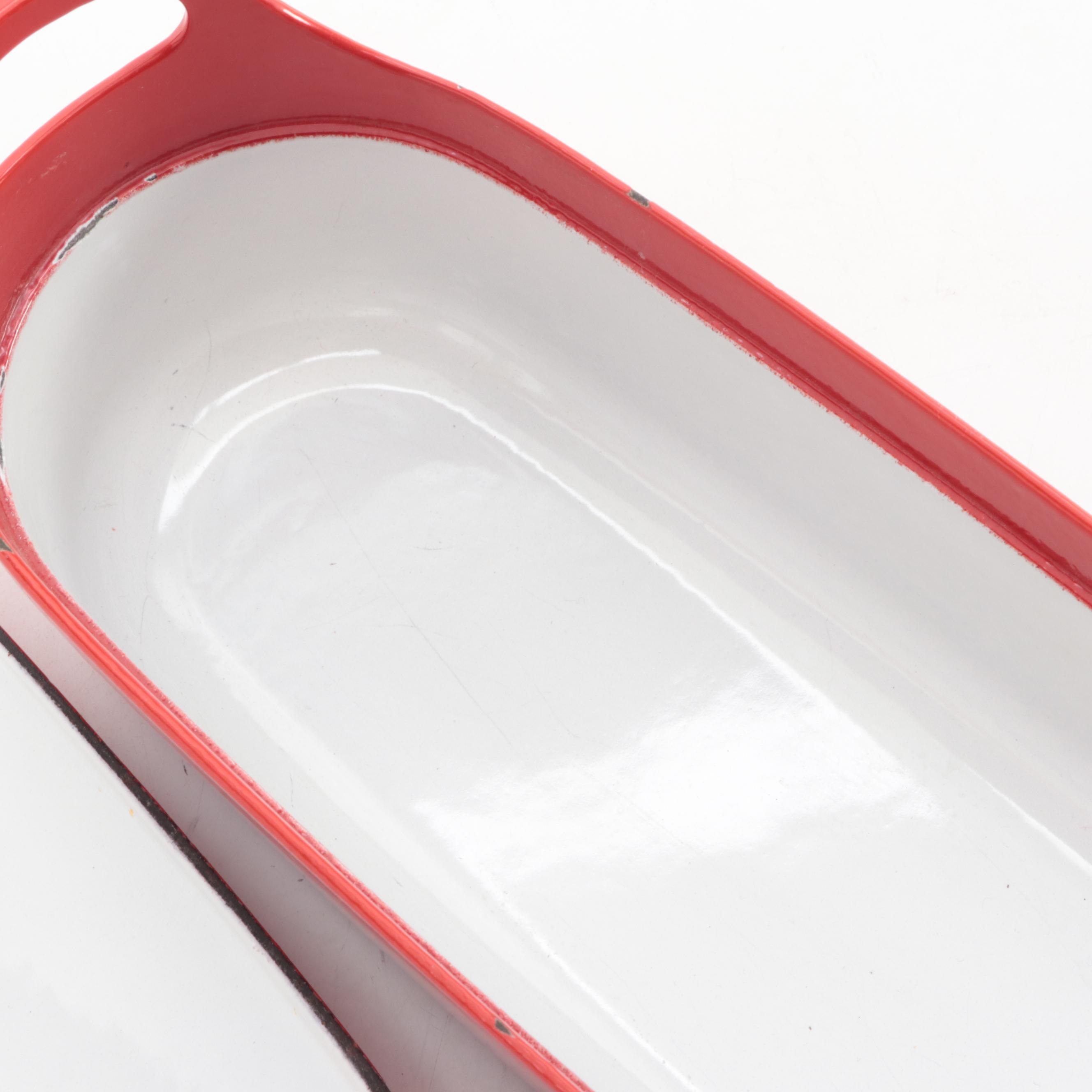 Danish Modern Rosenlew, Dansk and Copco Enameled Metal Bakeware