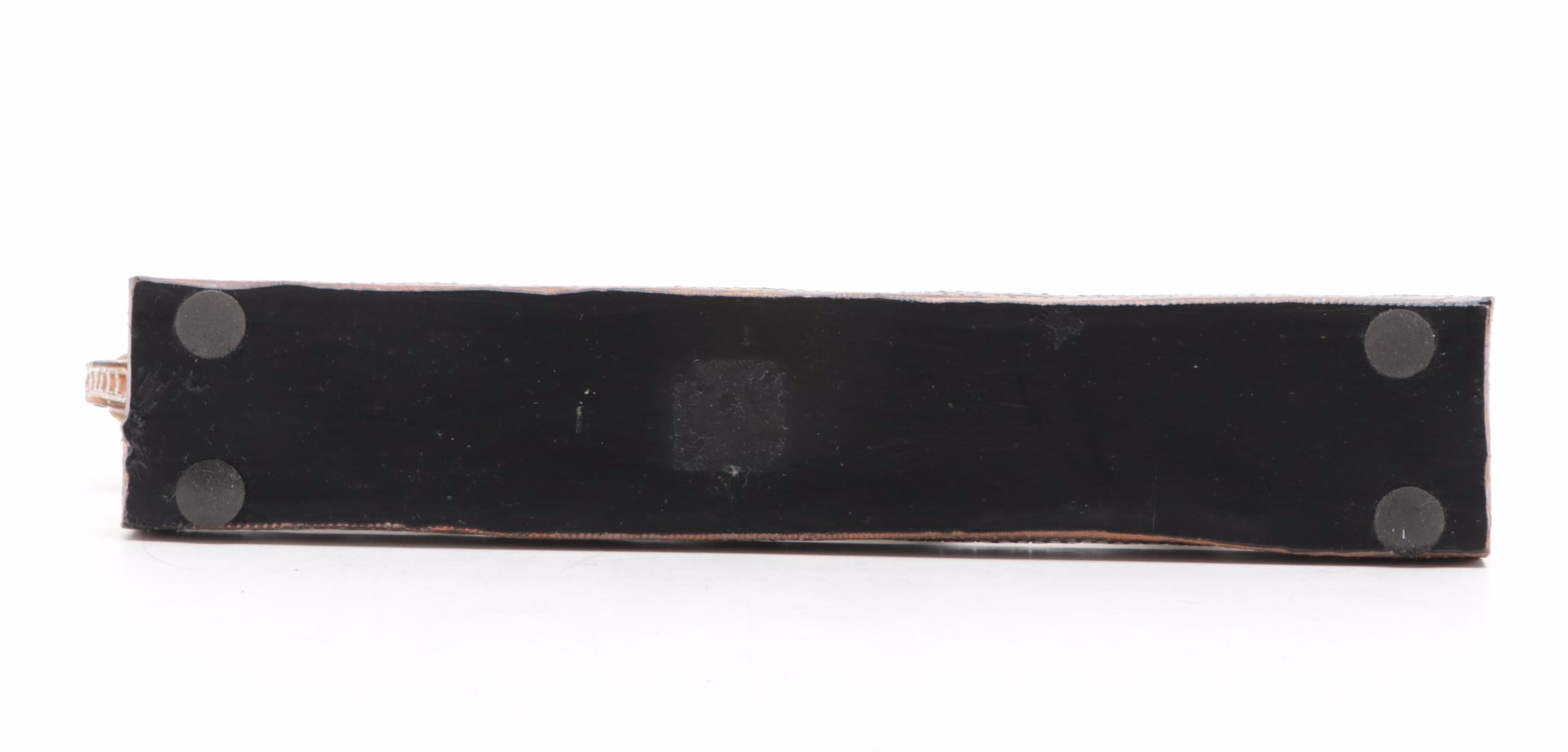 Chinese Pottery Urn With Carved Three-Elephant Figurine