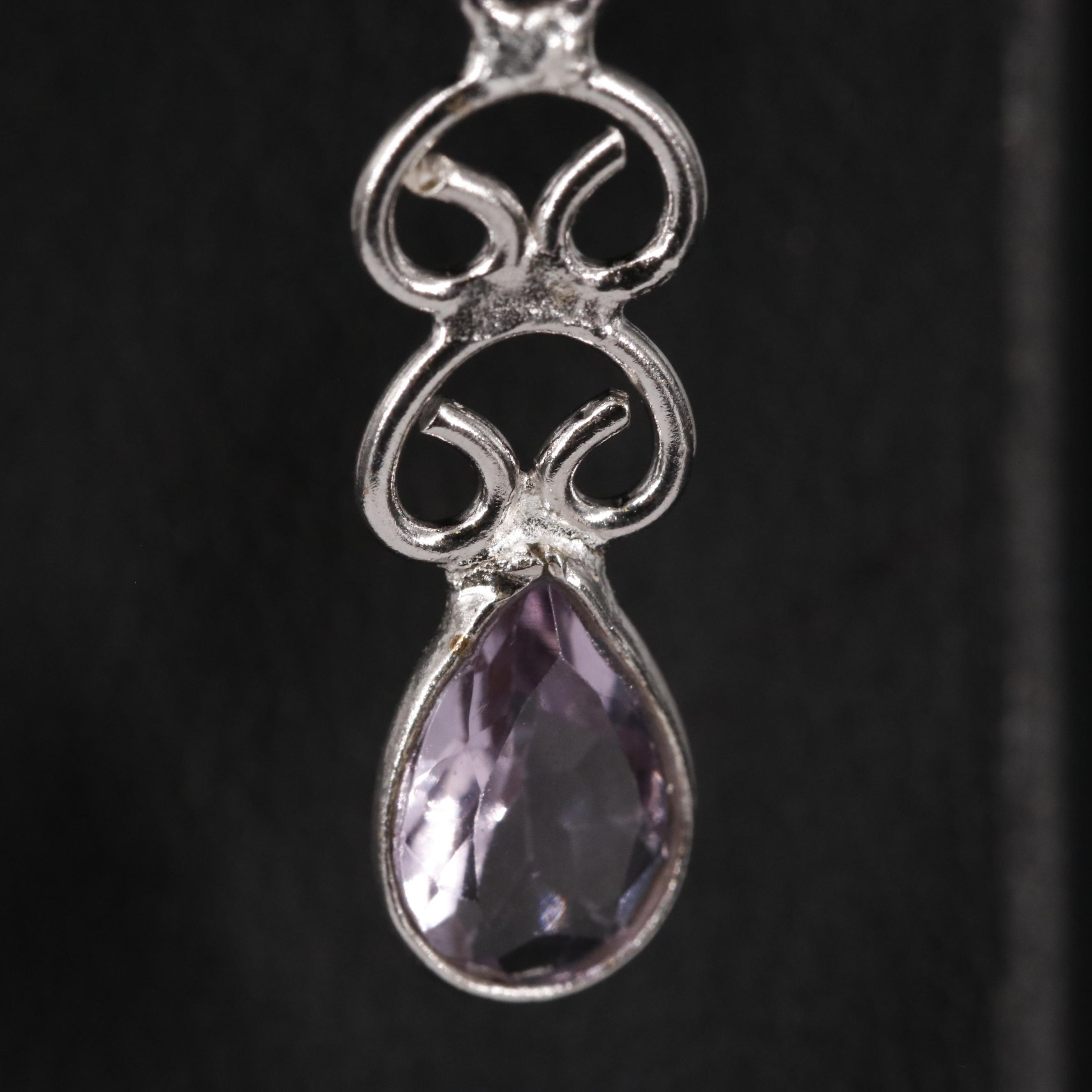 Amethyst Dangle Earrings