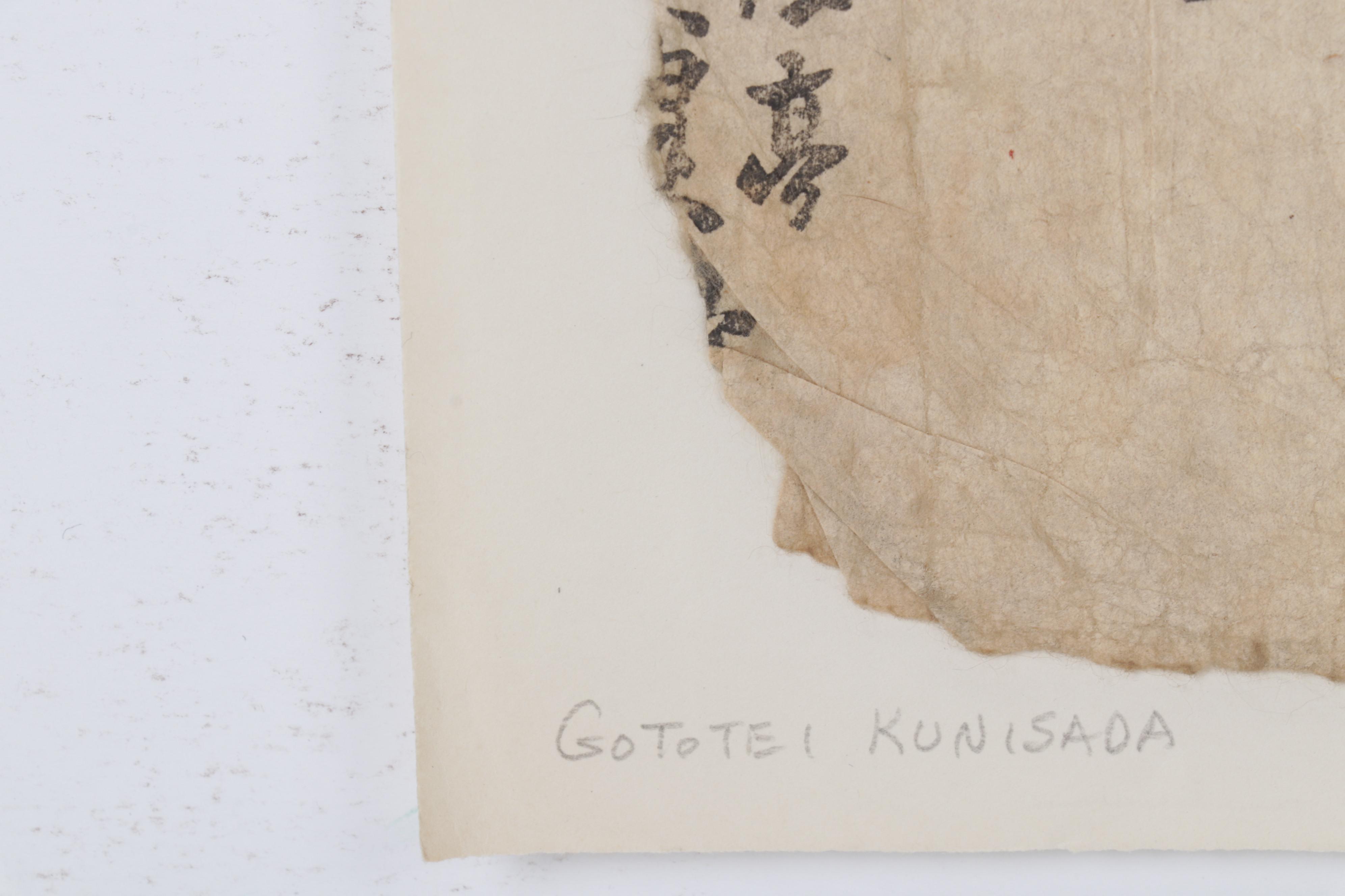 Woodblock After Utagawa Kunisada of Kabuki Actor