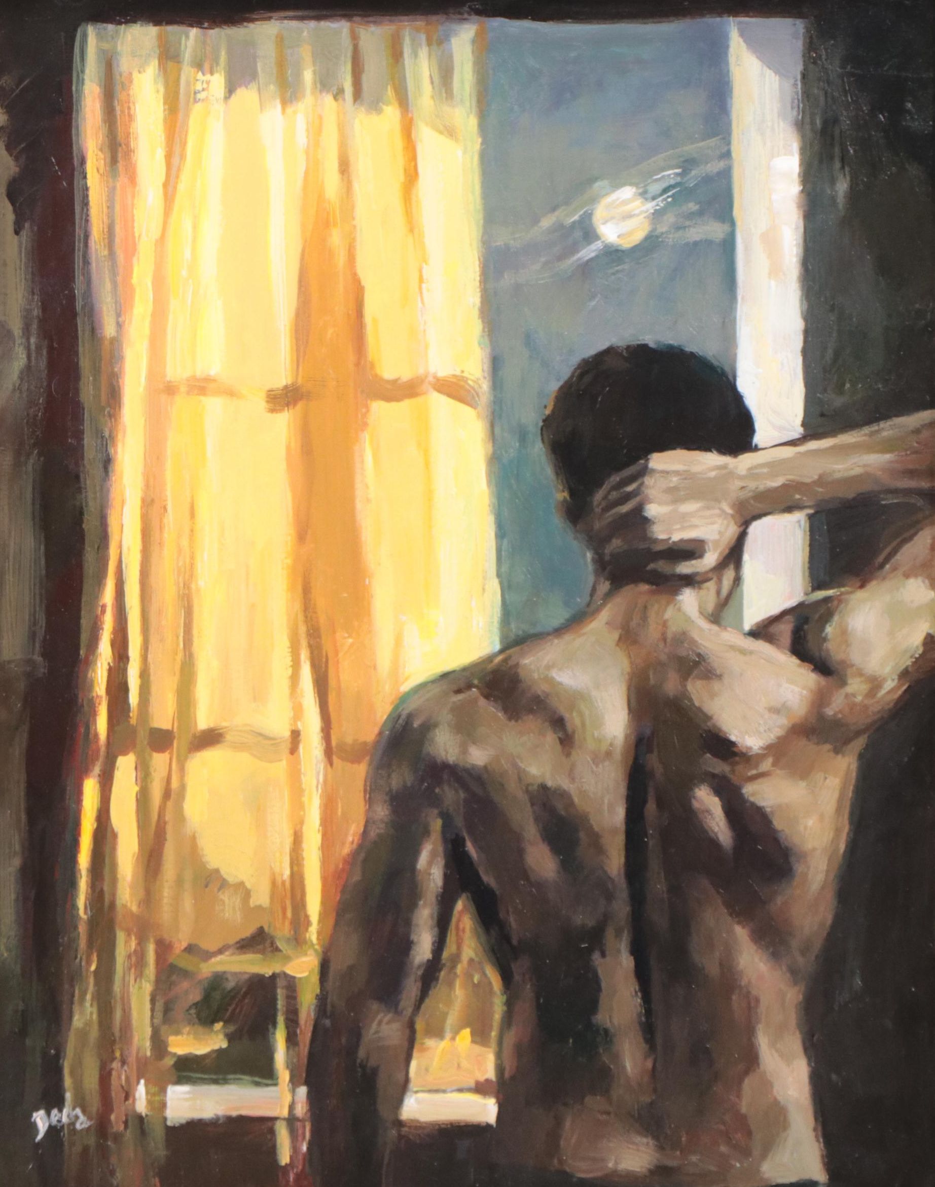 Adam Deda Oil Painting "Sunny Window," 2022