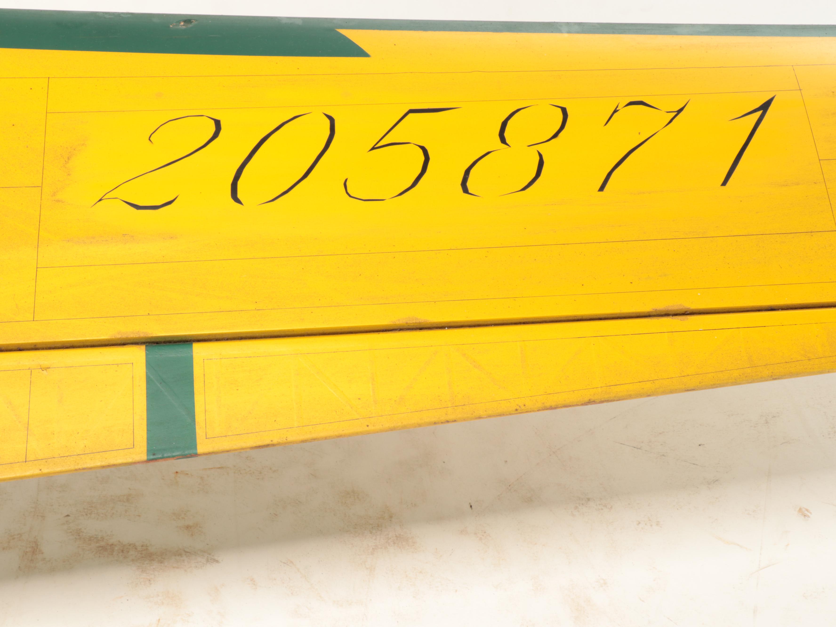 Handbuilt "Magnum" Single Engine Model Airplane, 1989