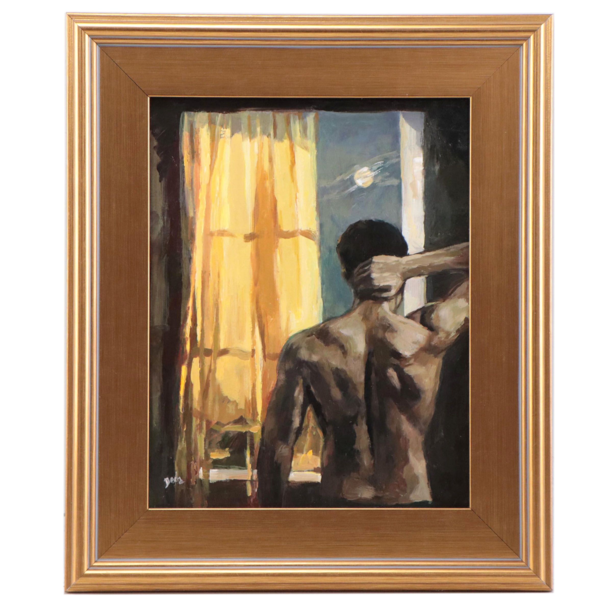 Adam Deda Oil Painting "Sunny Window," 2022