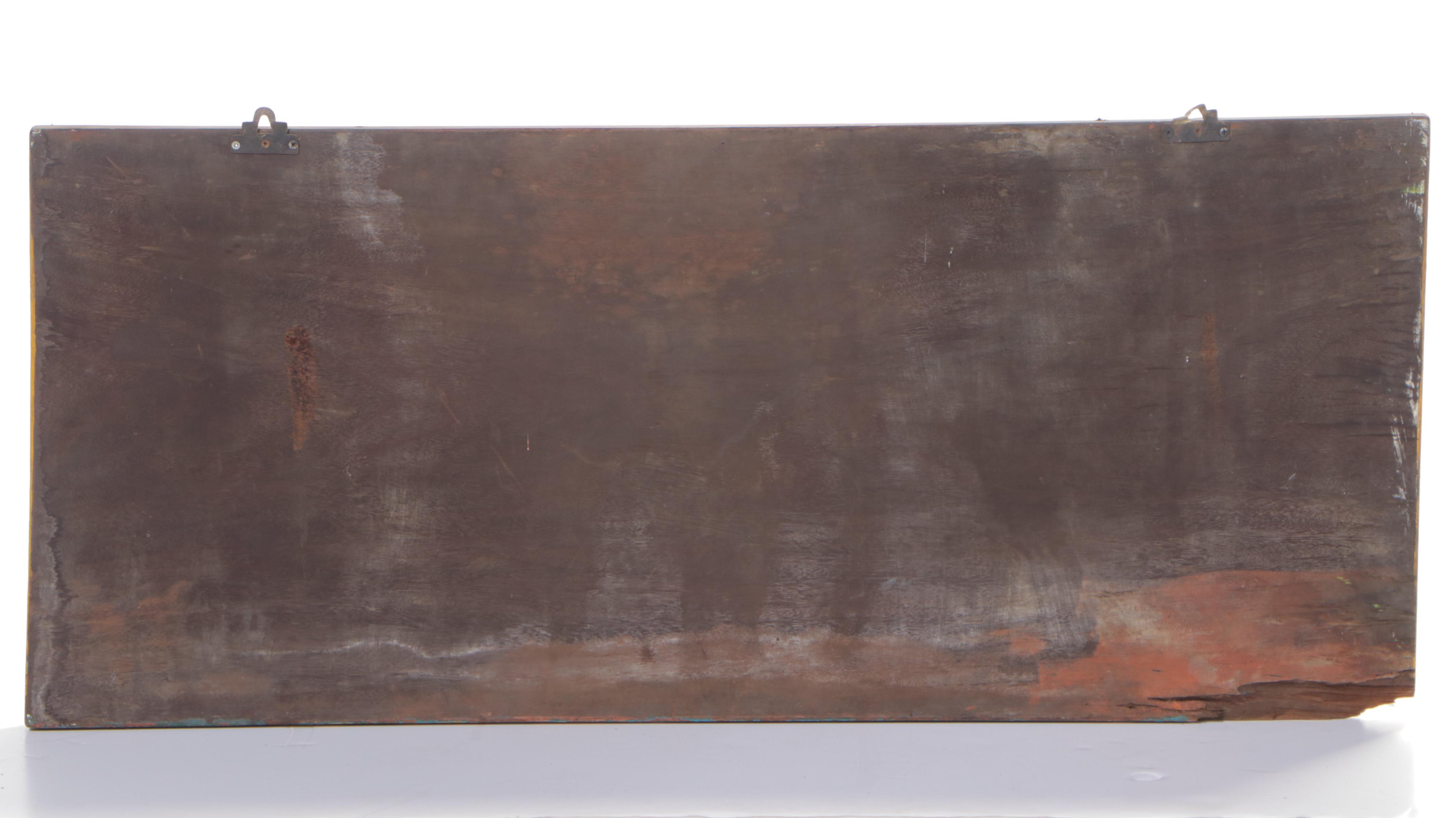 Vietnamese Painted Wood Visual Boards or Shop Signs, Mid-20th Century