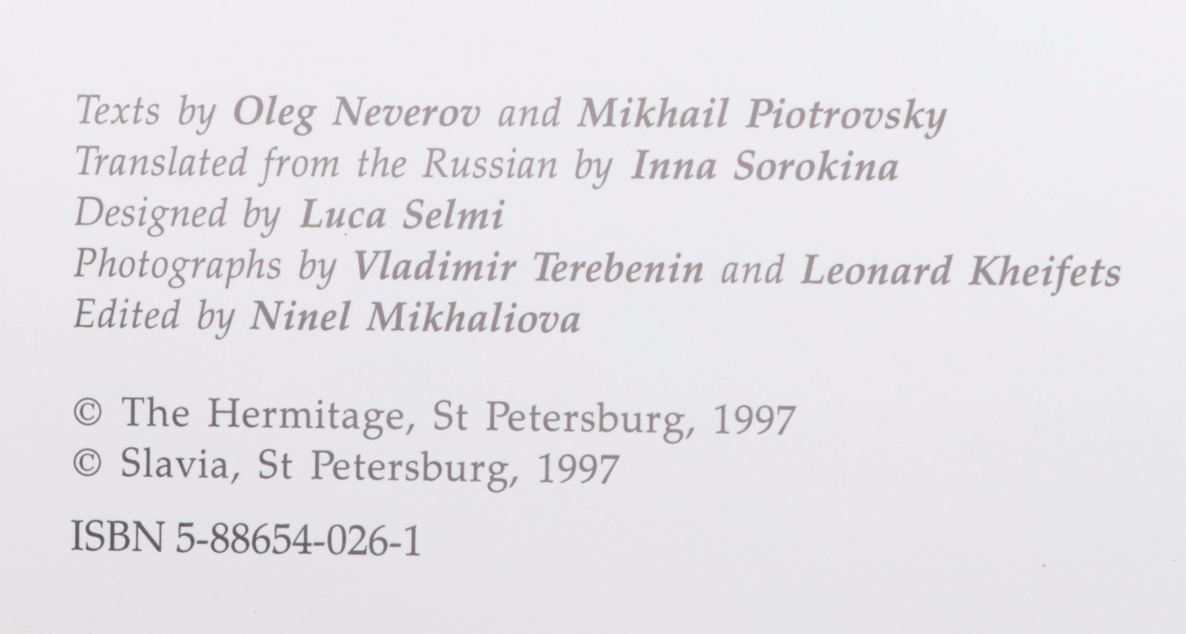 "The Hermitage: Essays on the History of the Collection" and More Art Books