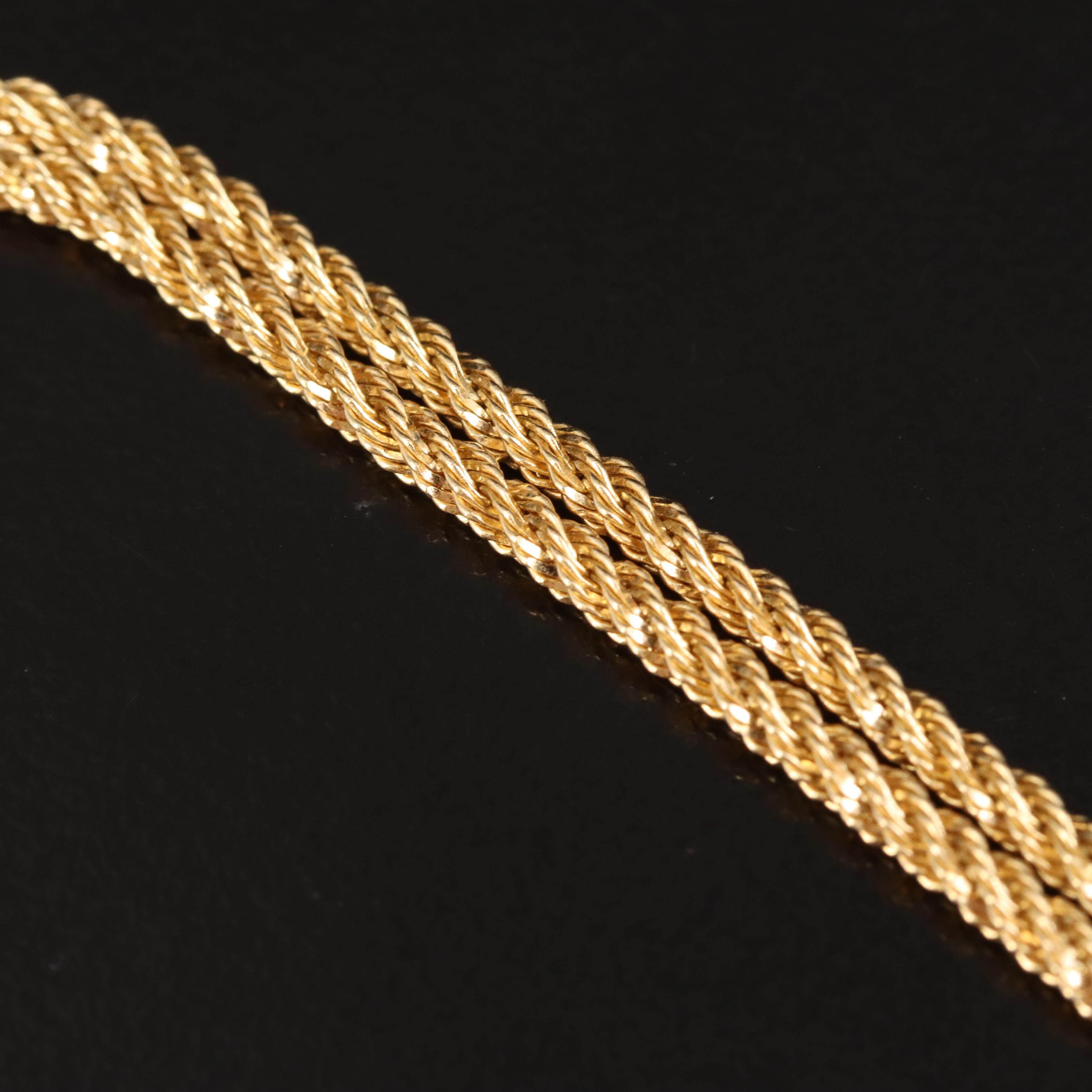 14K Rope Chain Necklace