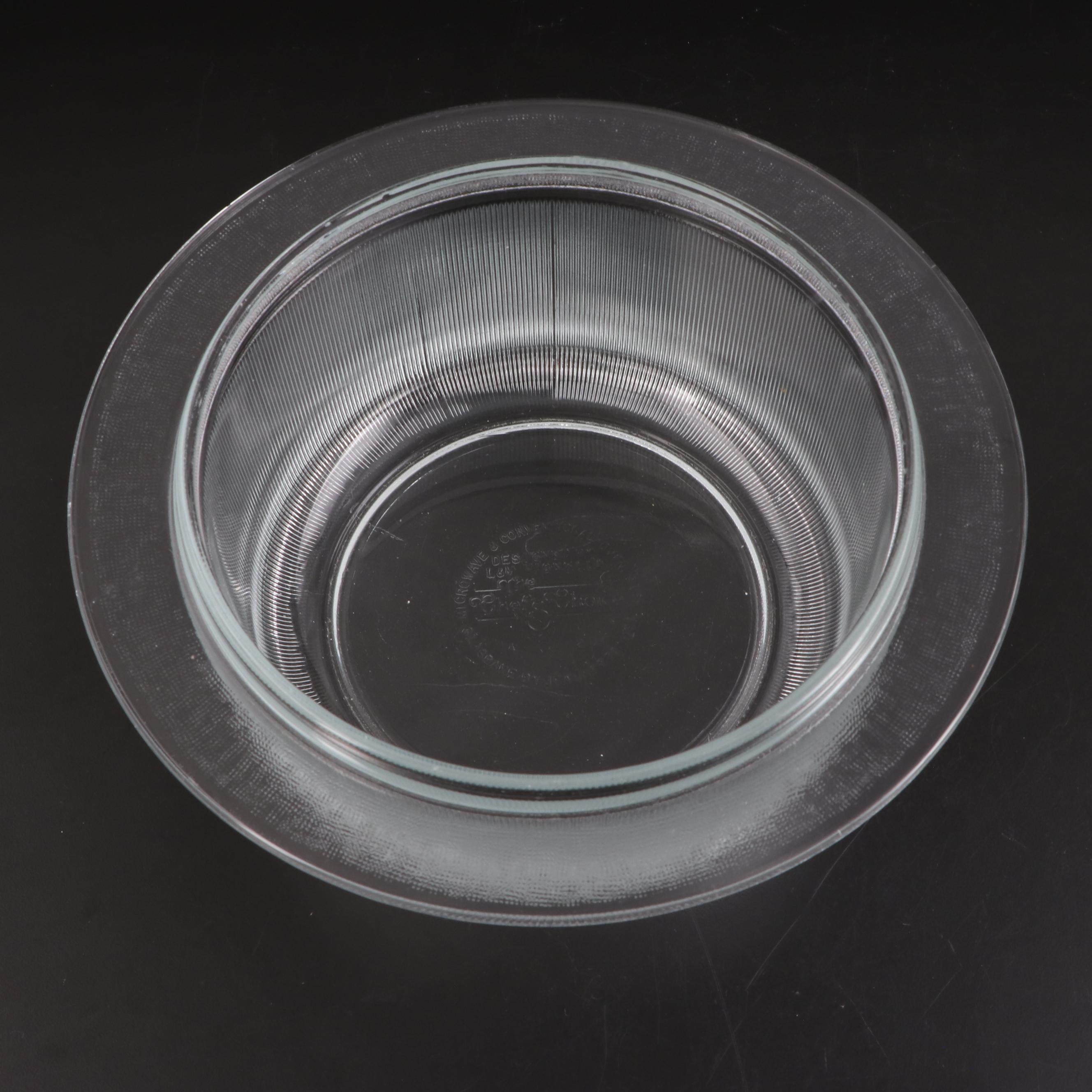 Jeanette Glasbake "Chef's Choice" Casseroles with Au Gratin Lids, Late 20th C.