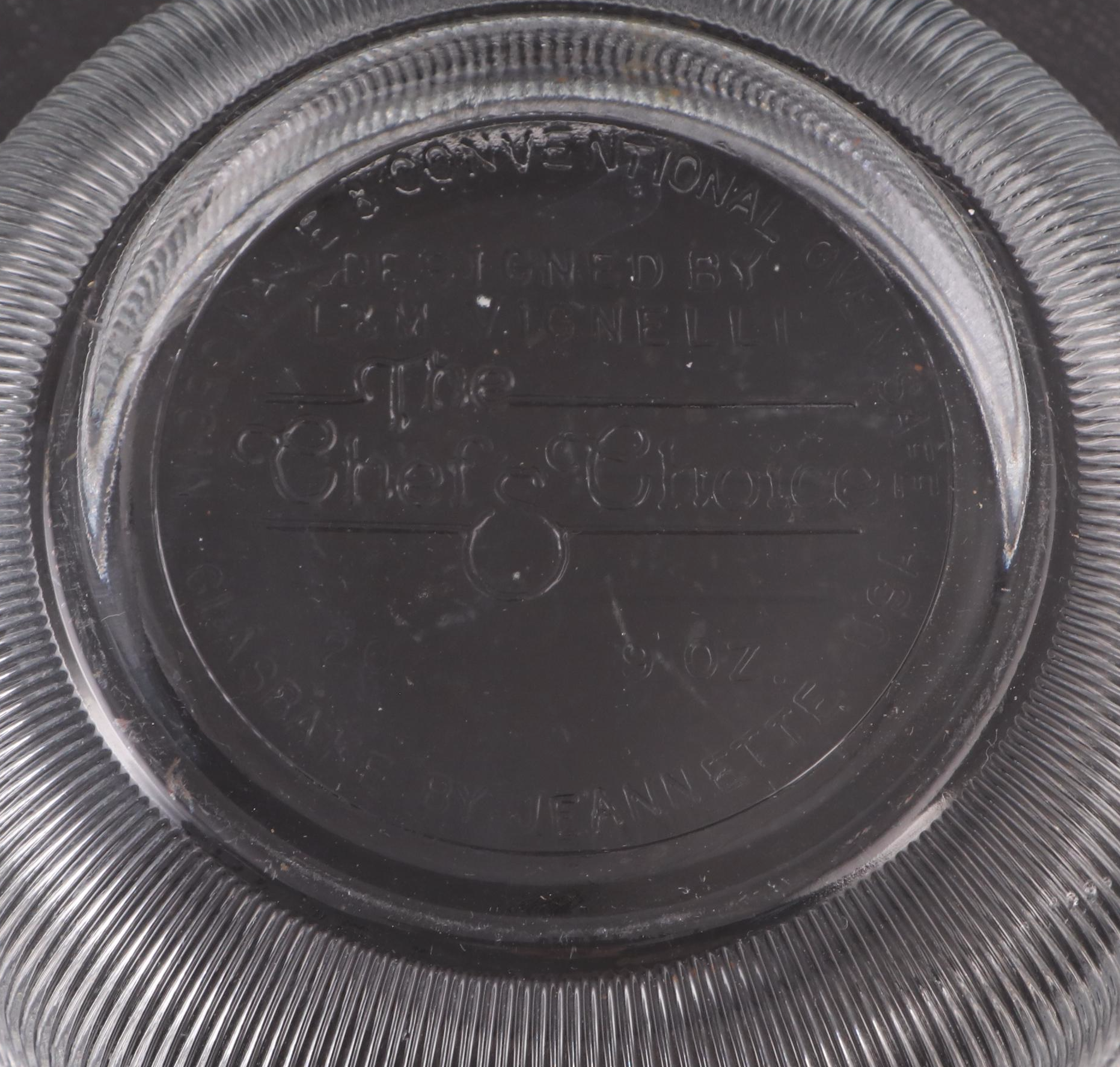 Jeanette Glasbake "Chef's Choice" Casseroles with Au Gratin Lids, Late 20th C.