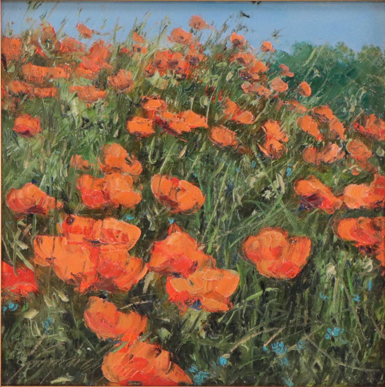 Garncarek Aleksander Oil Painting "Maki," 2022