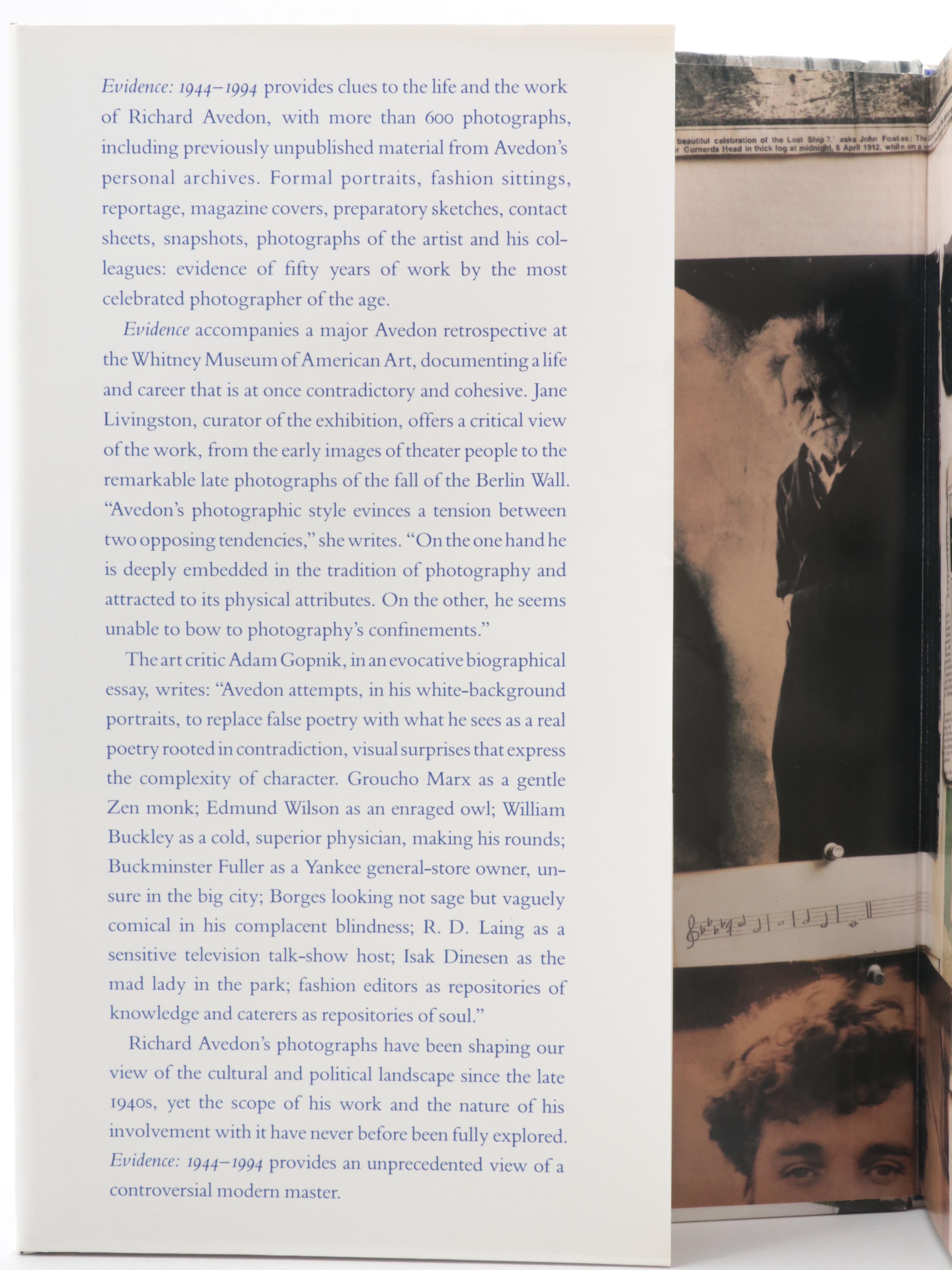 First Edition "Evidence, 1944-1994" and More Art Books