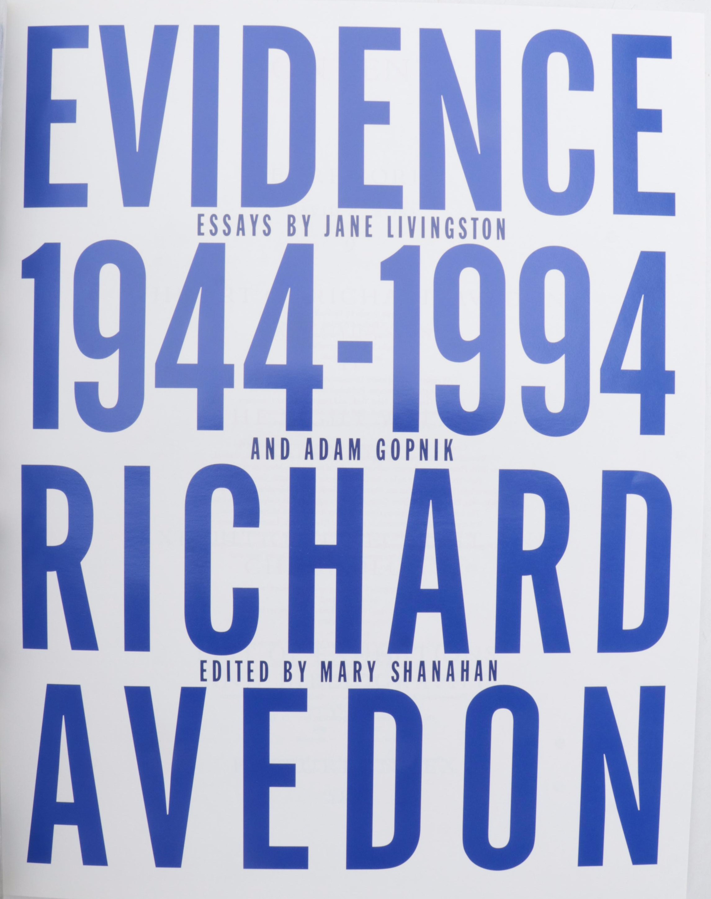 First Edition "Evidence, 1944-1994" and More Art Books